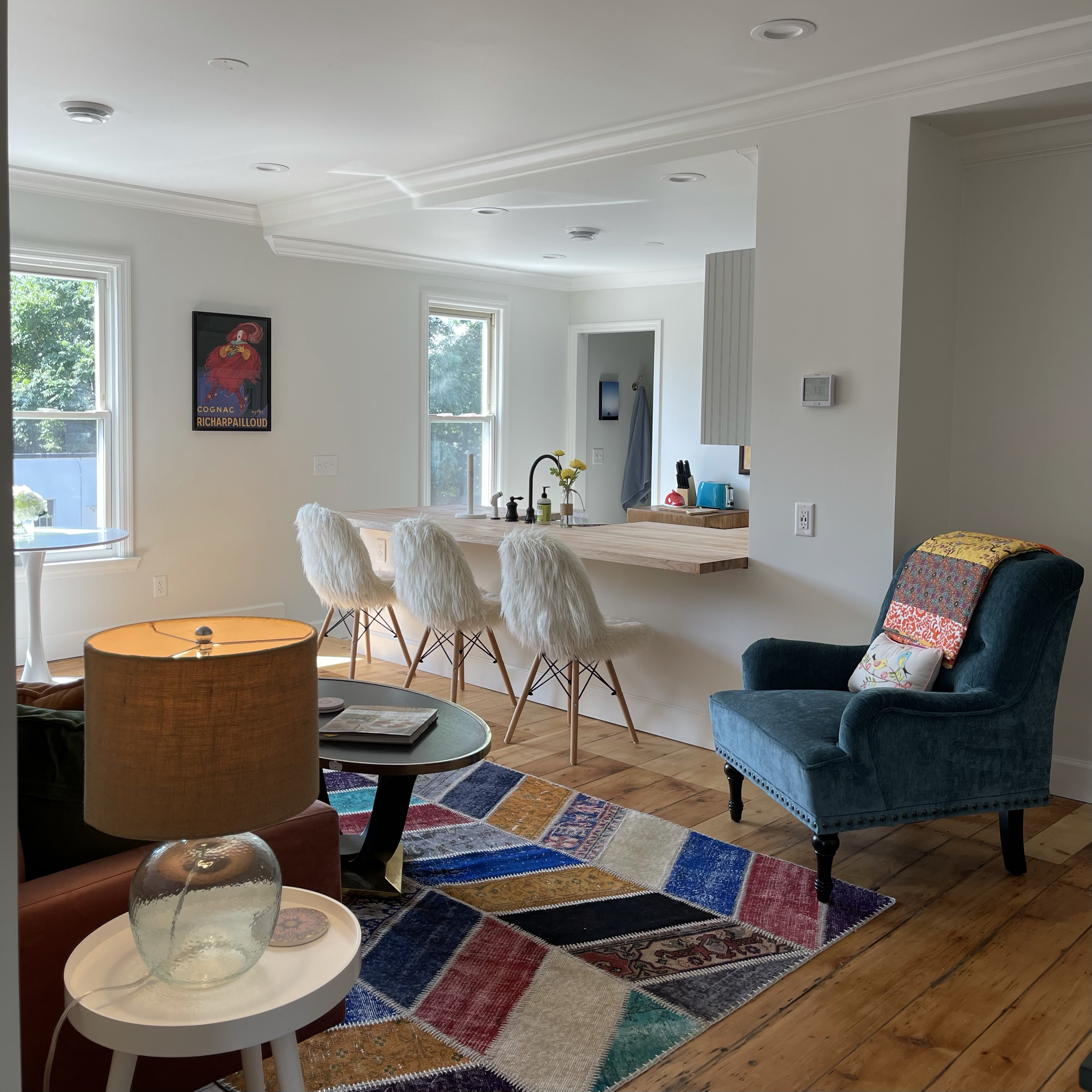 Apartment A, the "retro" unit
