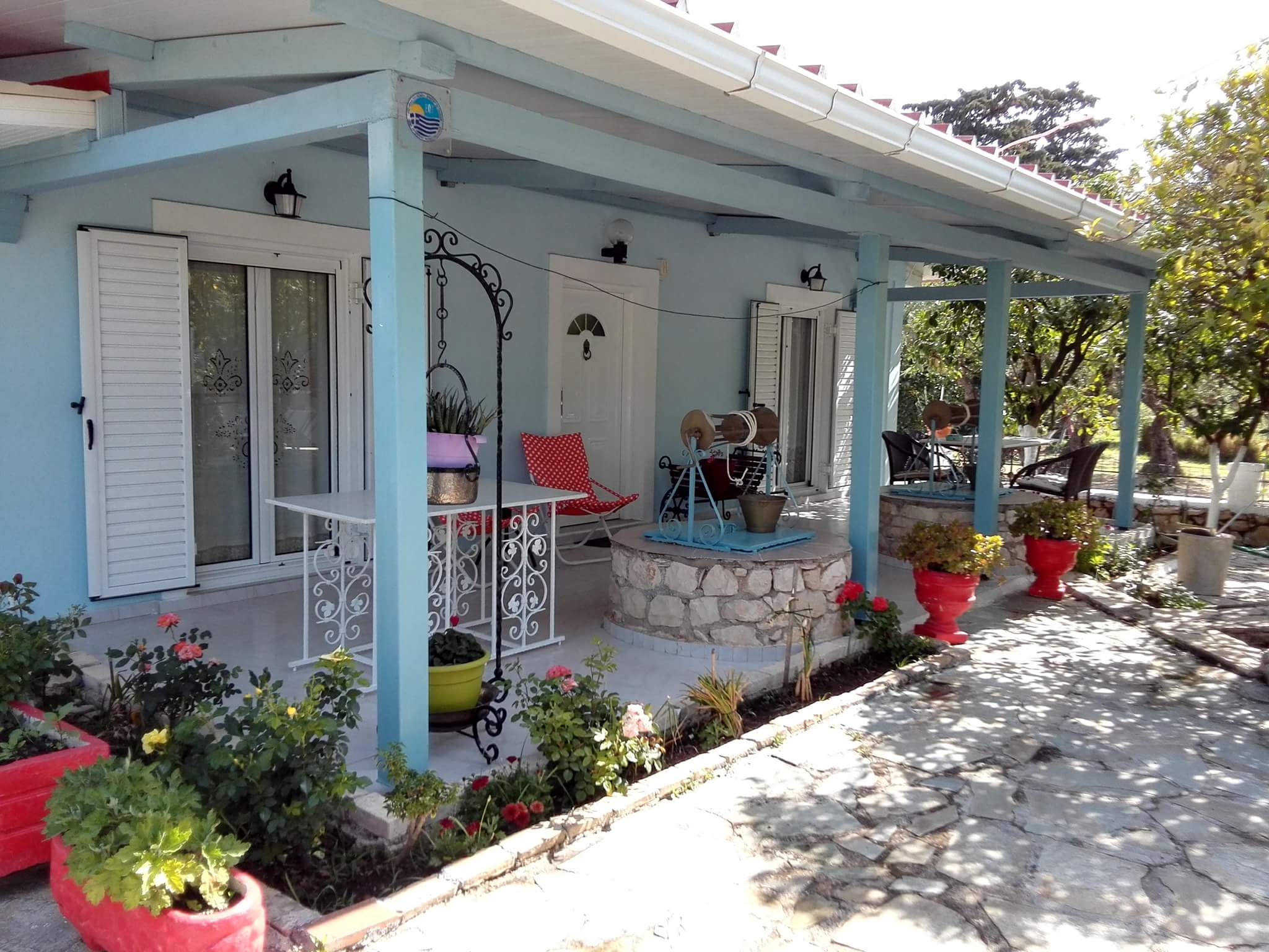 Villa Mimika Zante,  250 m from the beach.