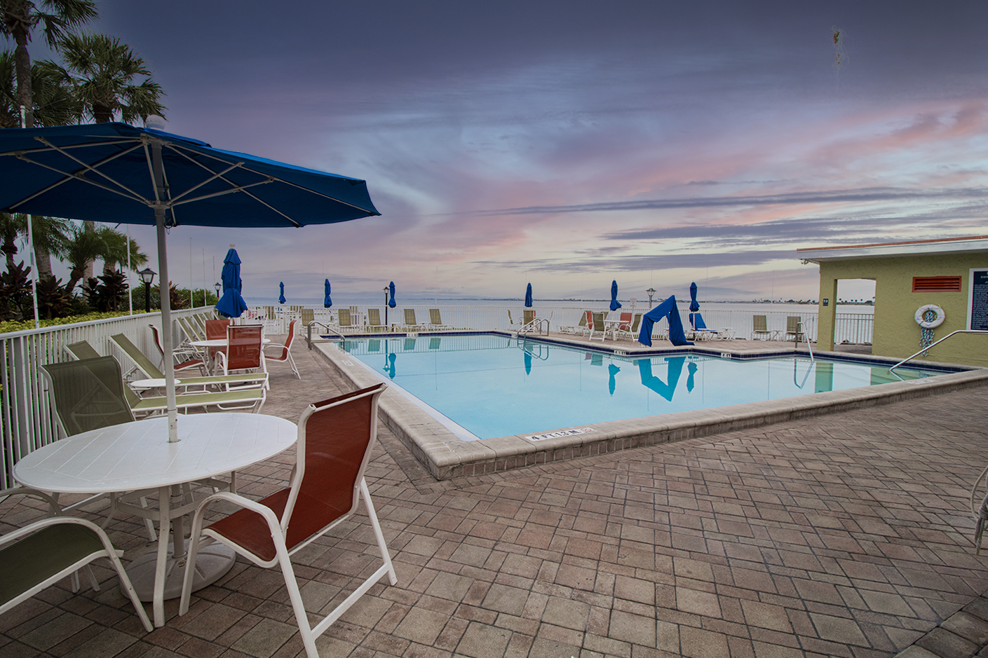 Waterfront condo with sunset views of Tampa Bay. Condominiums for