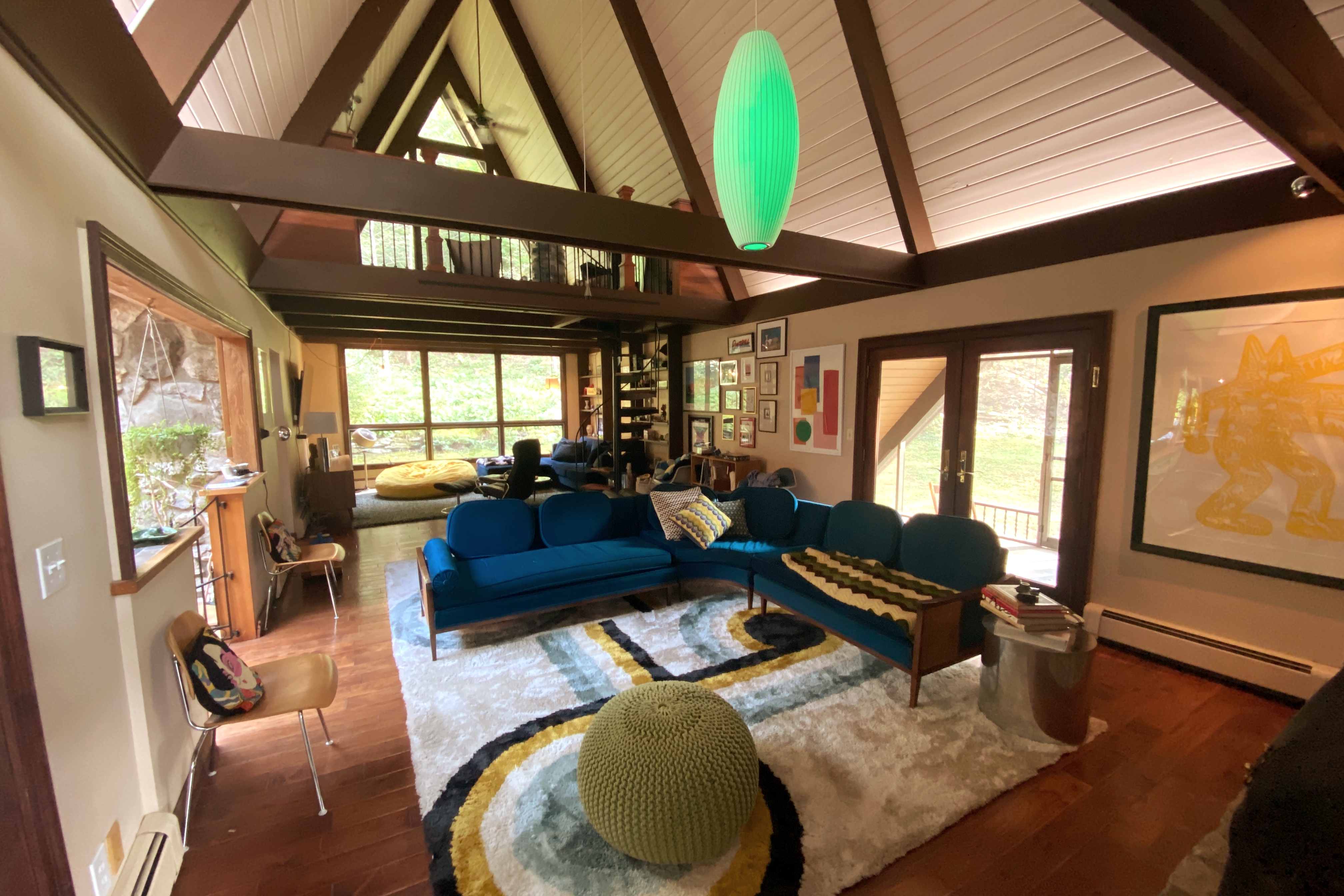 RHINEBECK MID-CENTURY A-FRAME HOME!