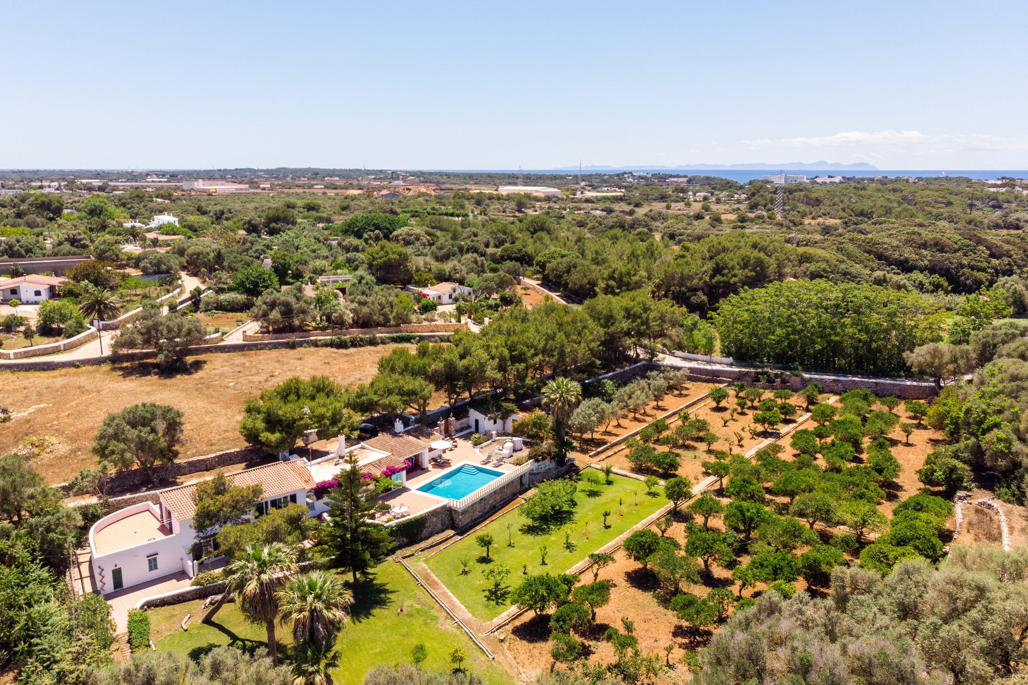 Torre-Villa Ciutadella piscina privada in Ciutadella de Menorca, Menorca