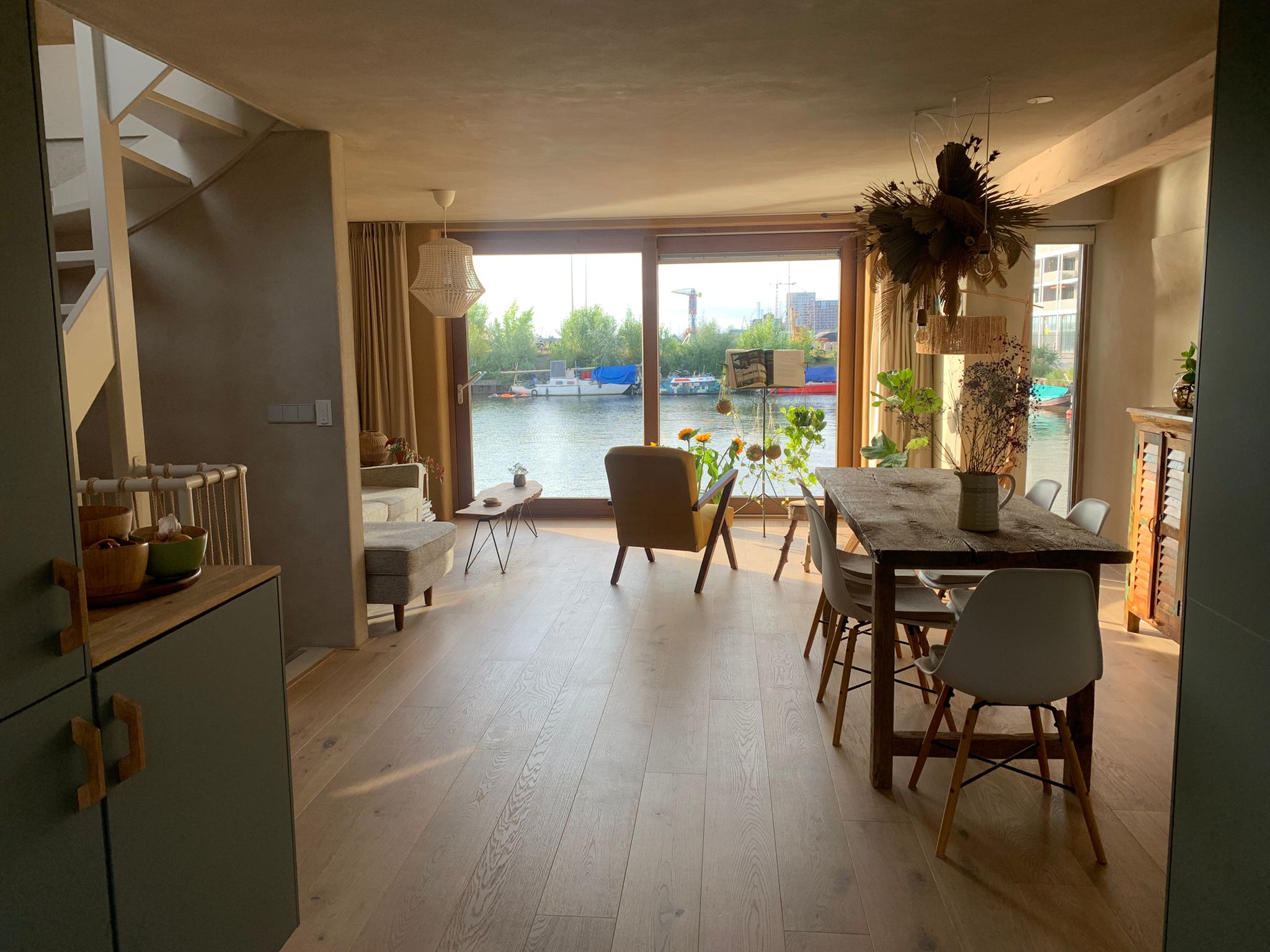 Unieke waterwoning met uitzicht (Amsterdam-Noord) — Amsterdam stay