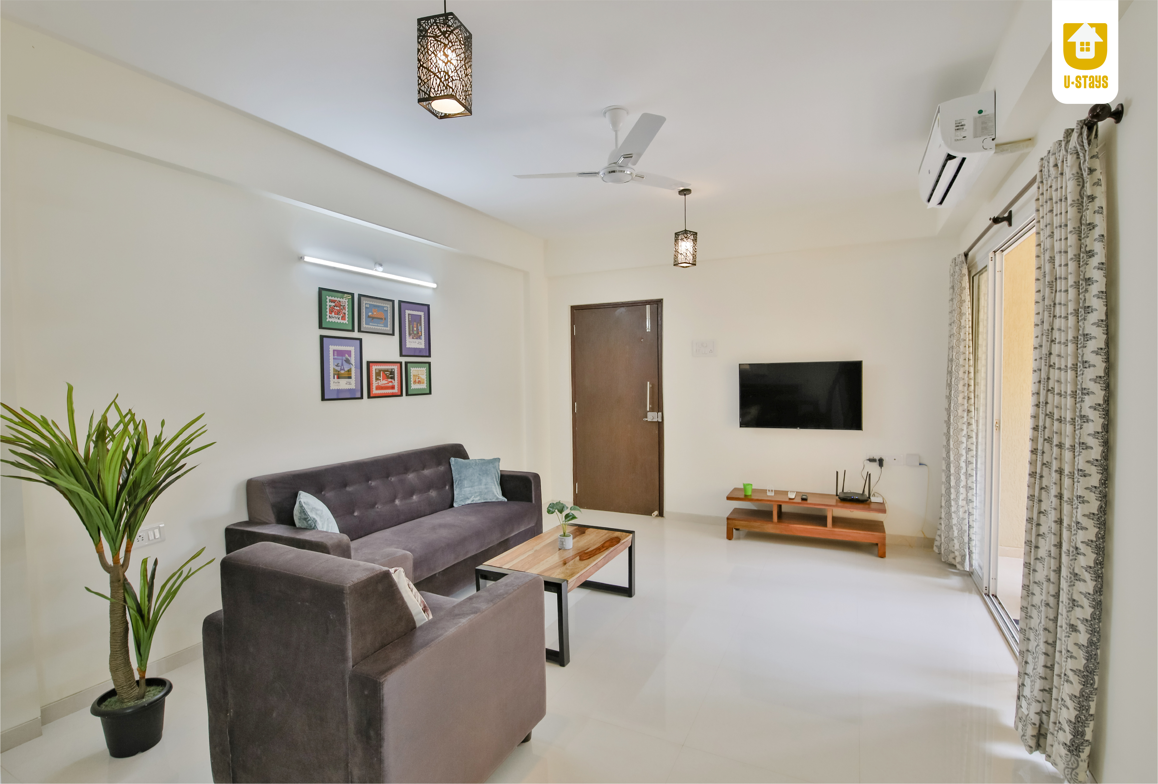 Comfy 2BHK Garden View Flat with WIFI in Anjuna