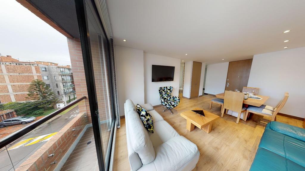 Furnished apartment with a jacuzzi in usaquen Serviced apartments for