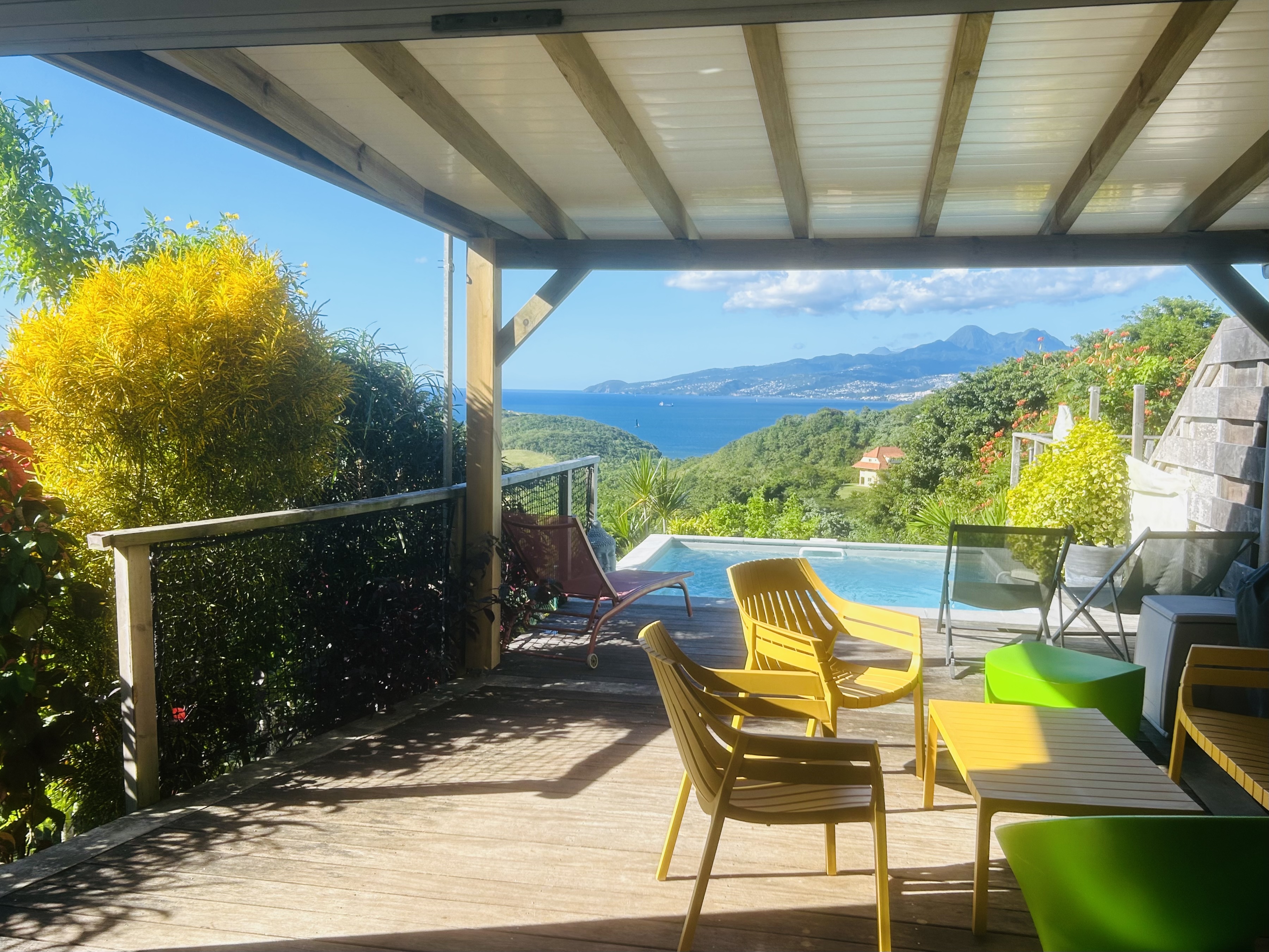 Villa Fresh&Cosy Trois-Ilets-vue mer et piscine-3*