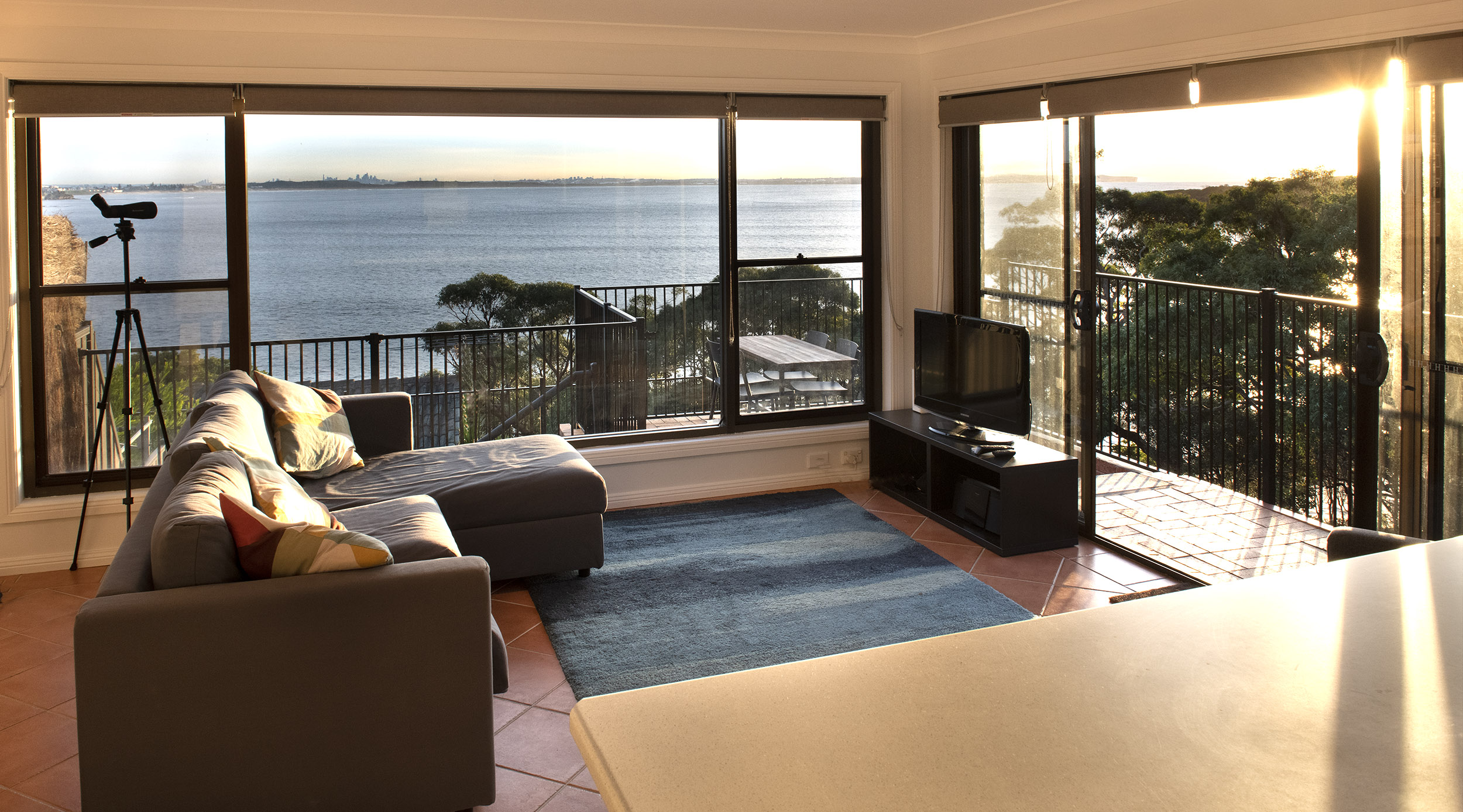 Panoramic Ocean and Royal National Park views