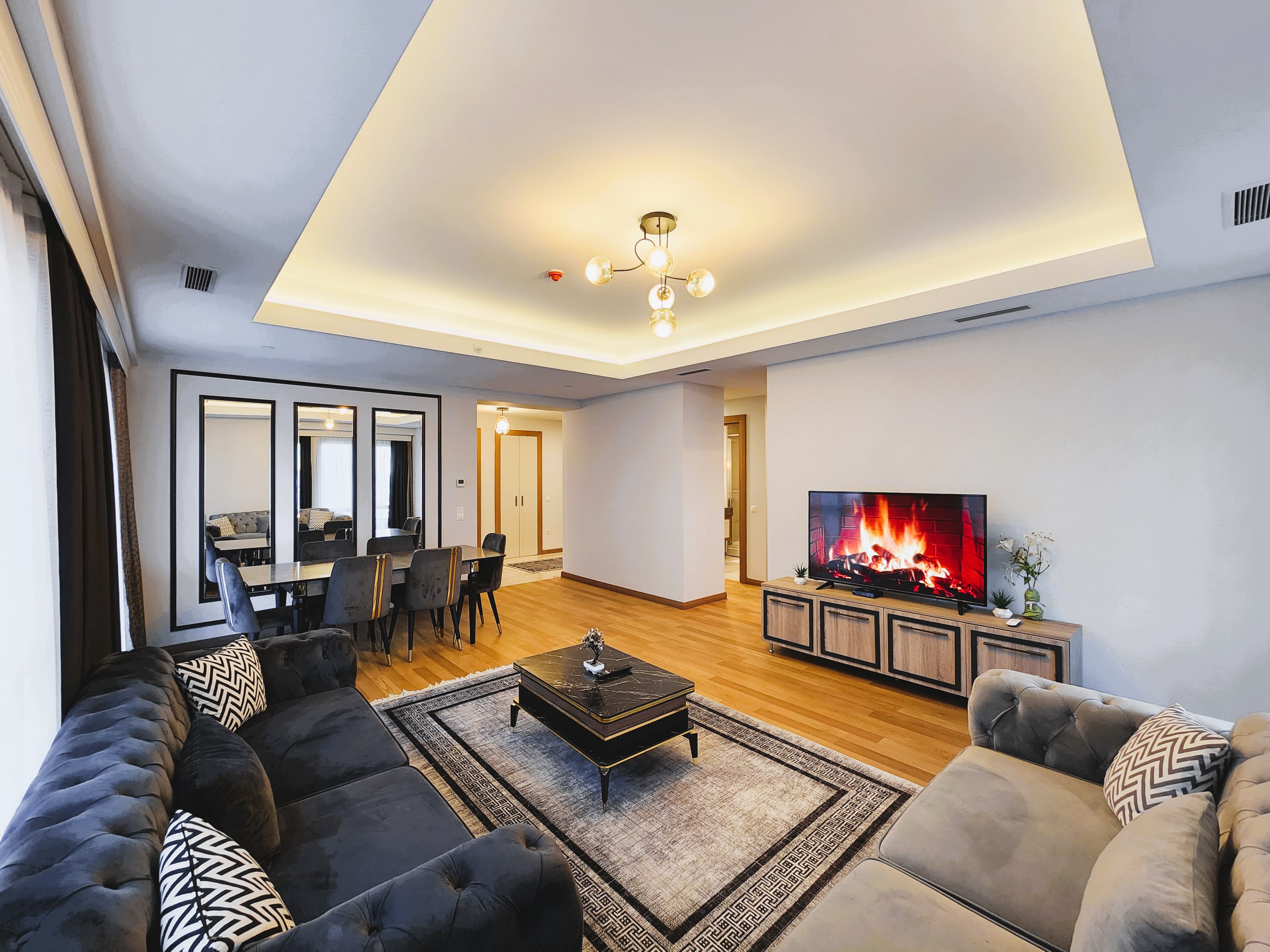 New Furnshed, Big Balcony, Lux Flat 3+1