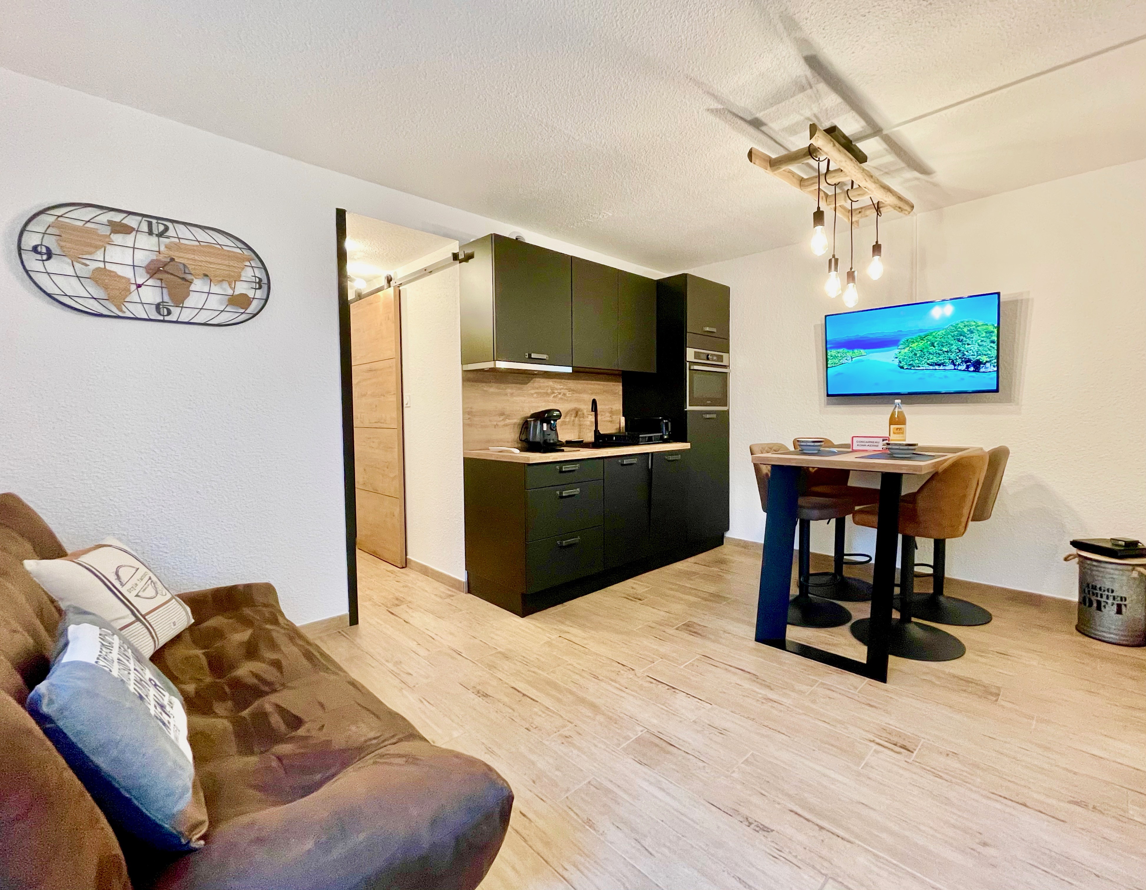 Apartment 100 m from the beach and Thalasso