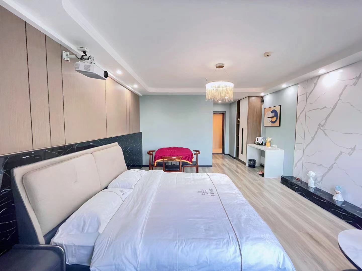 [Lingfeng Homestay] Schweres Gebäude MahjongZimmer