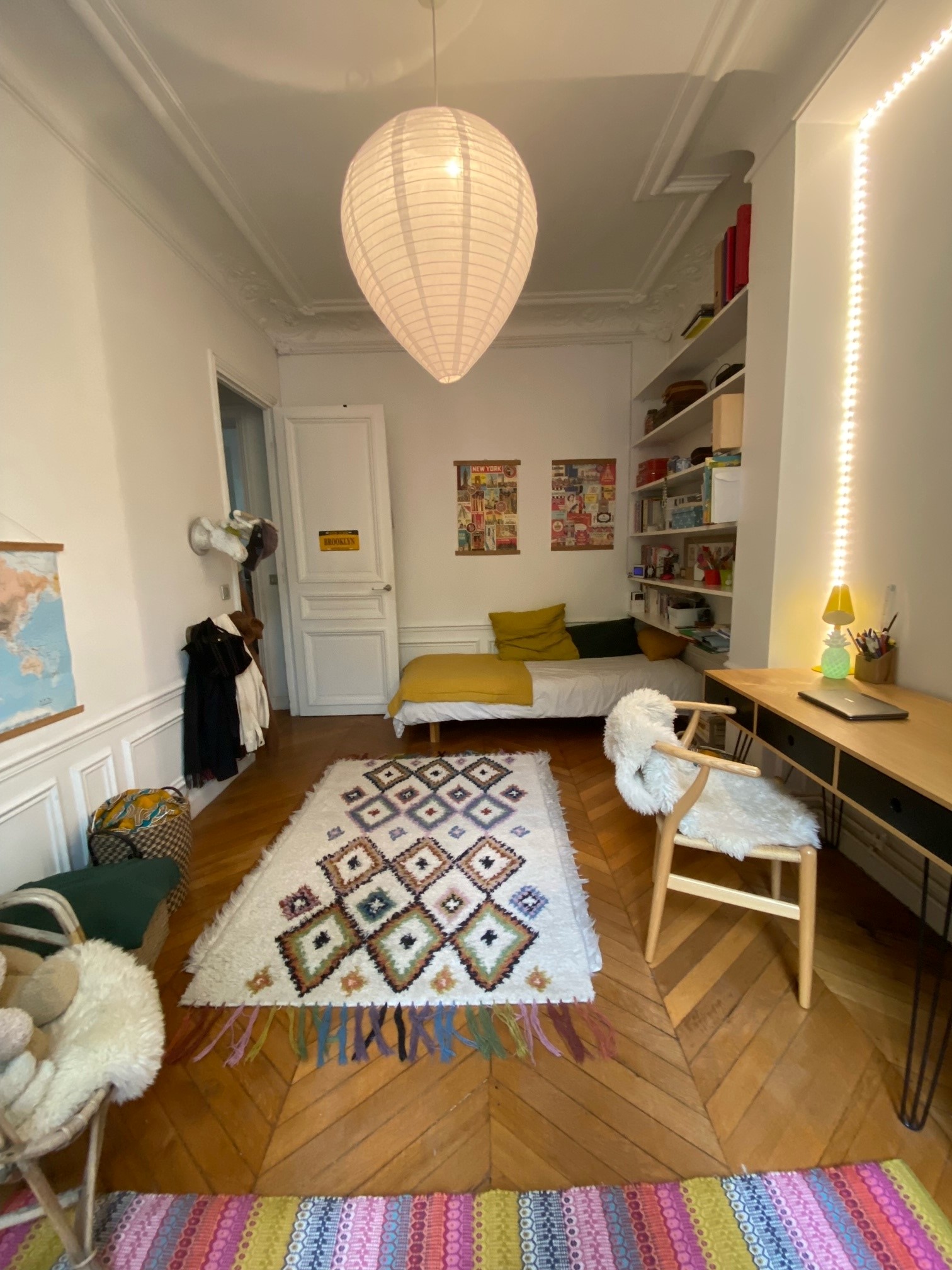 Family flat near Canal St Martin in Buttes-Chaumont, Paris