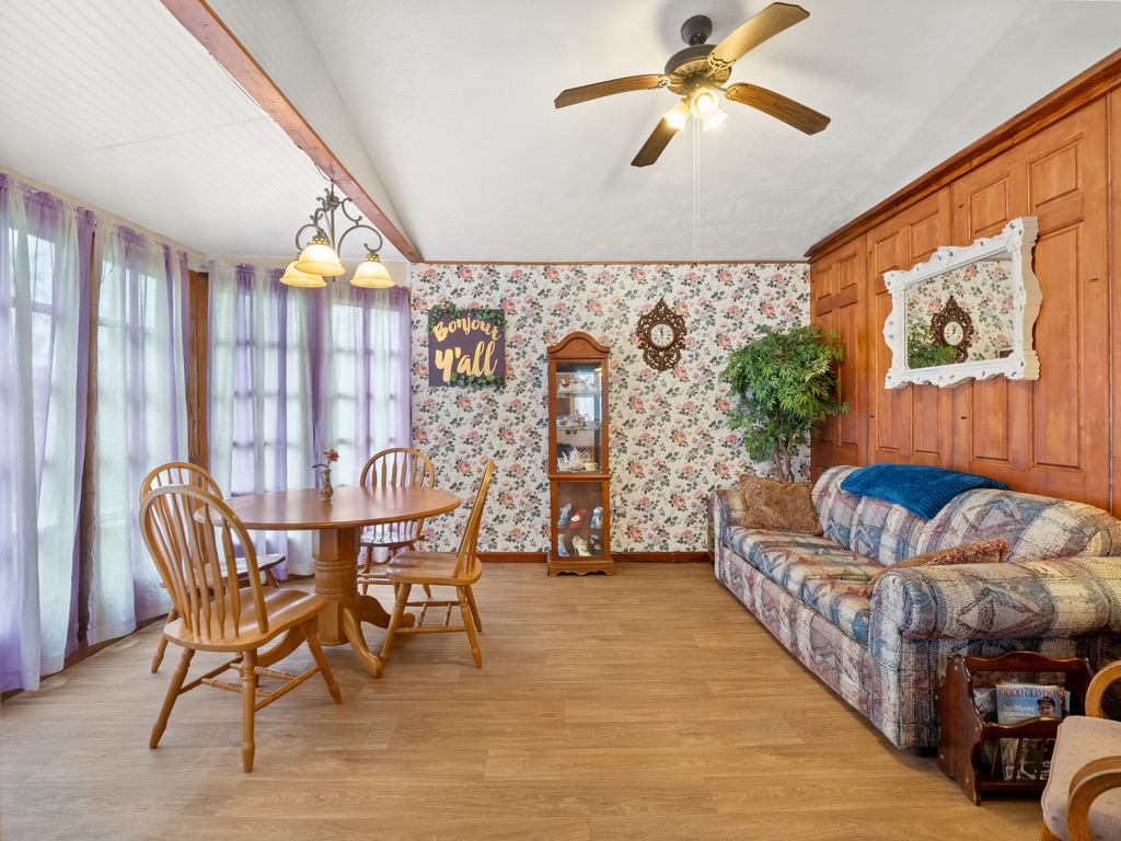 Blue Victorian Cottage 6 at Pleasant Hill Camp Cabins for Rent in