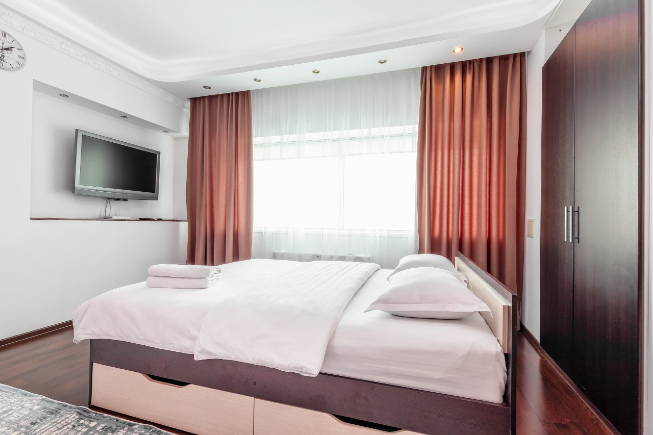 An apartment in the very center of Astana on the 33rd floor