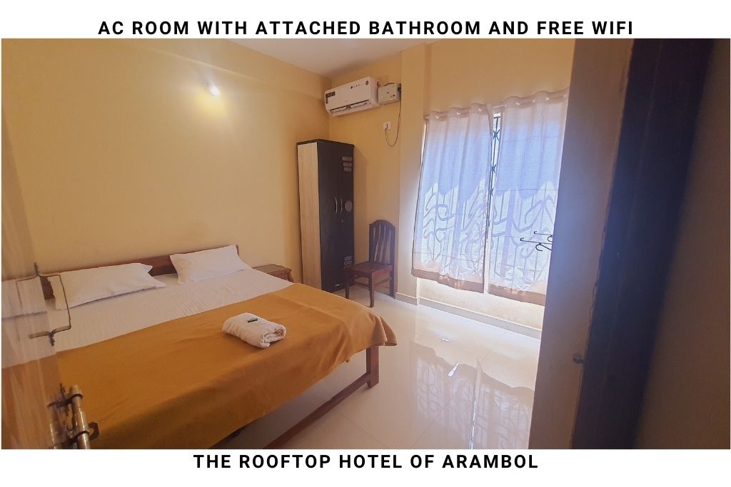 Lovely Room in Arambol with AC and Wifi.