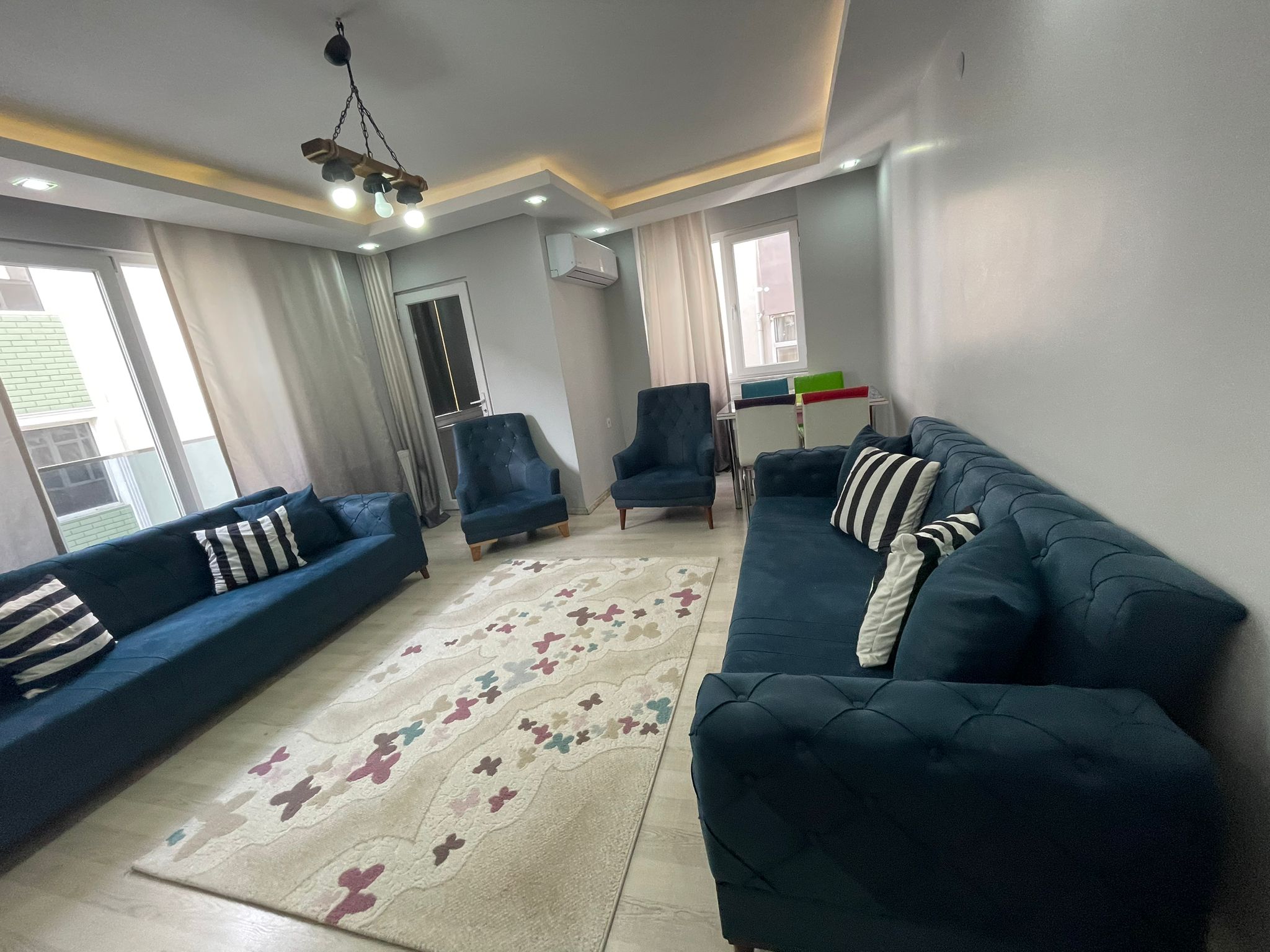AZİZ6: 3 Bedroom New Building with Elevator, Air Conditioning