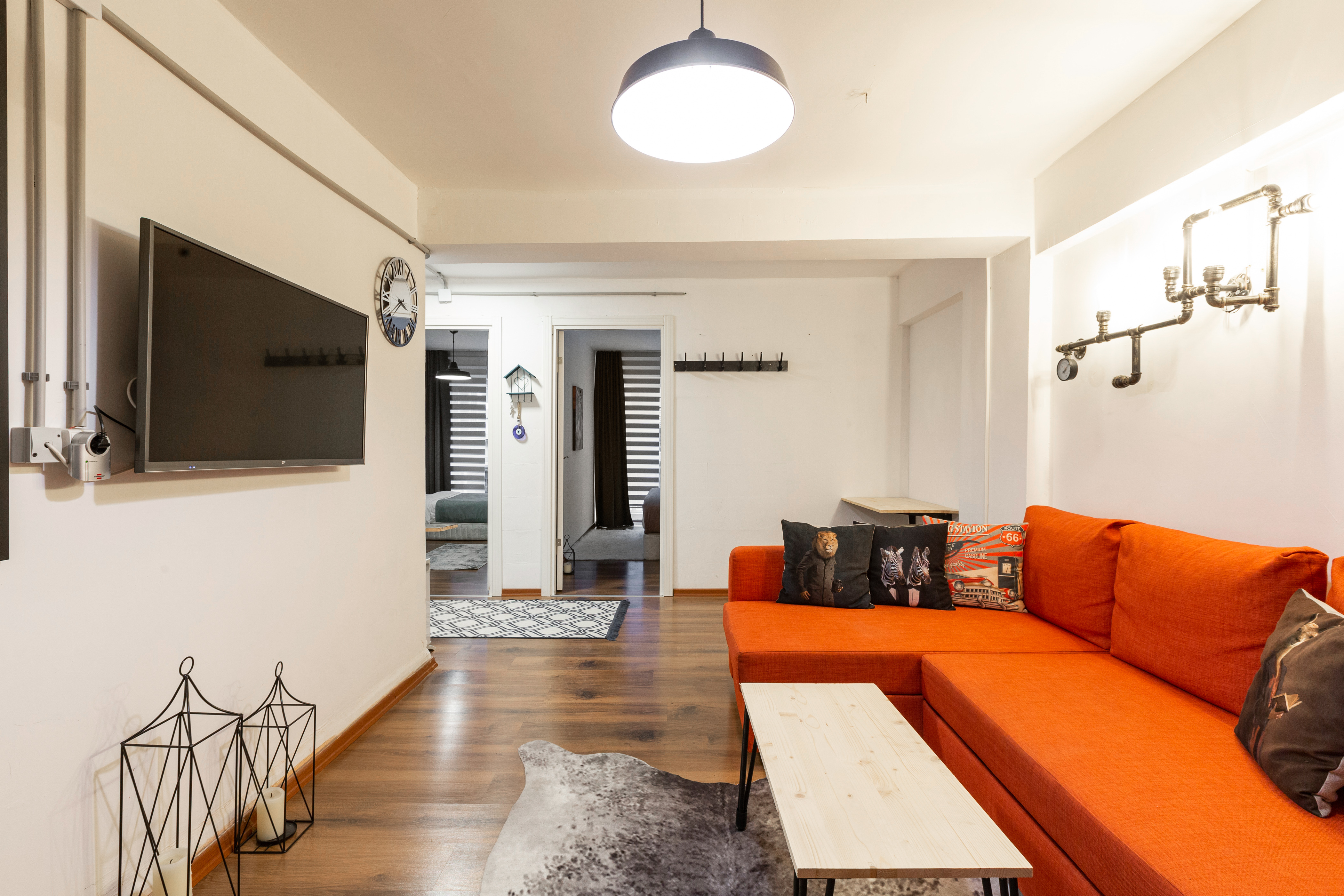 Galata flat with two bedroom with 2 A/C