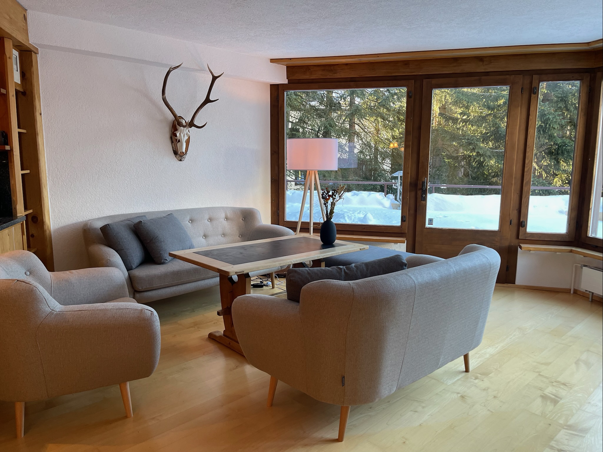 Beautiful apartment right next to the ski slope