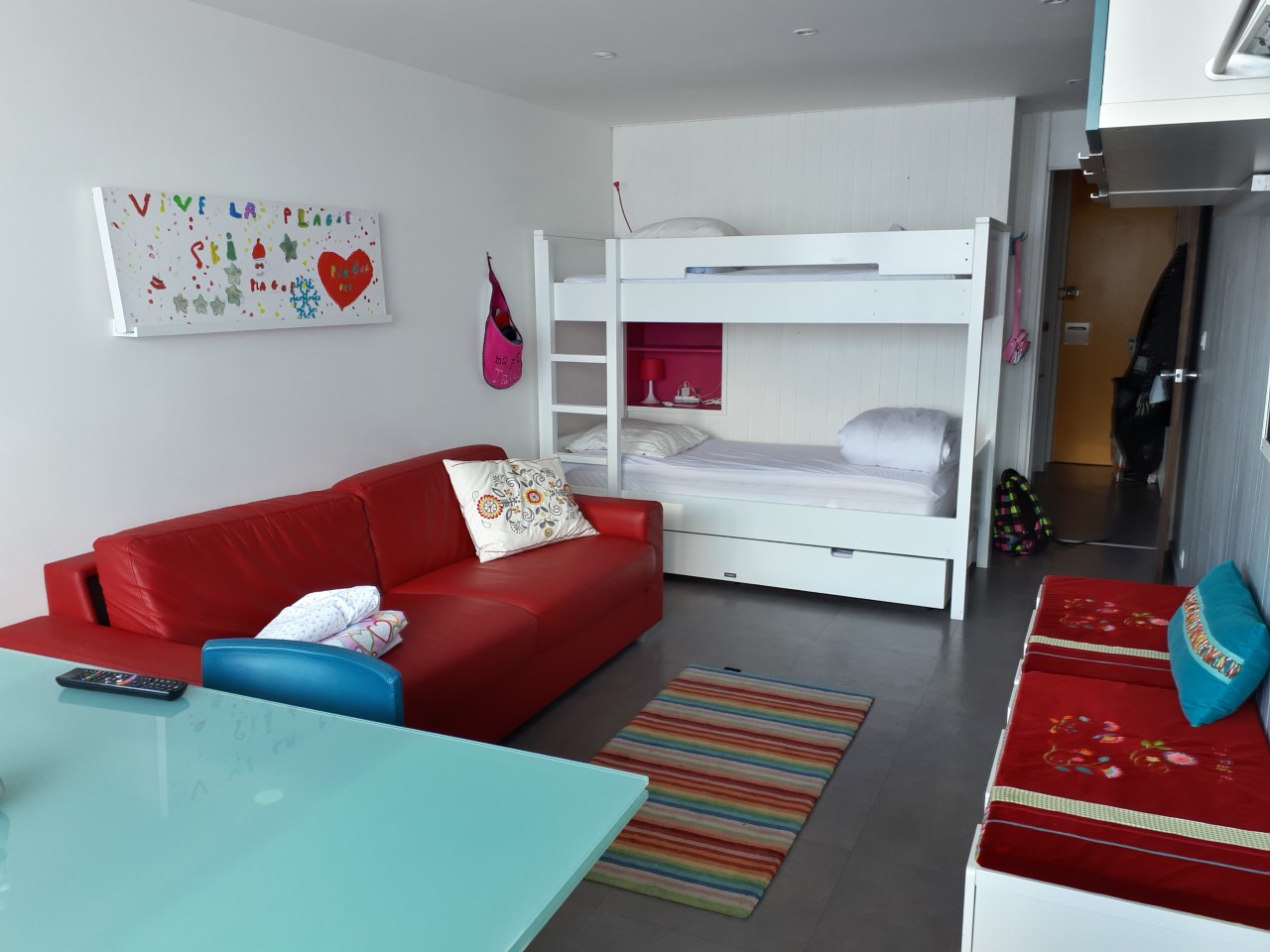Apartment at the foot of the slopes in La Plagne terrass