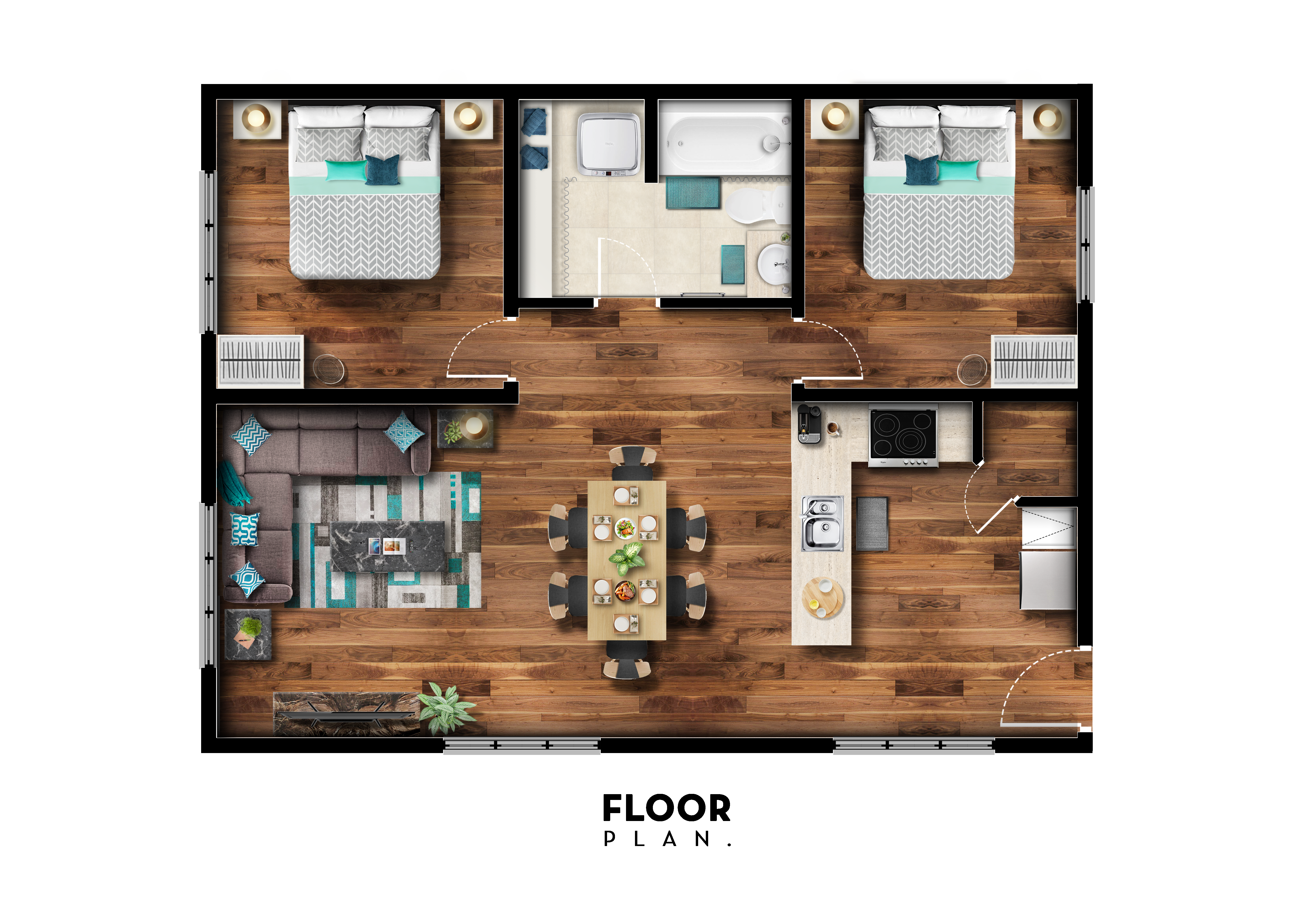 Acreage Guesthouse w/private patio & carport