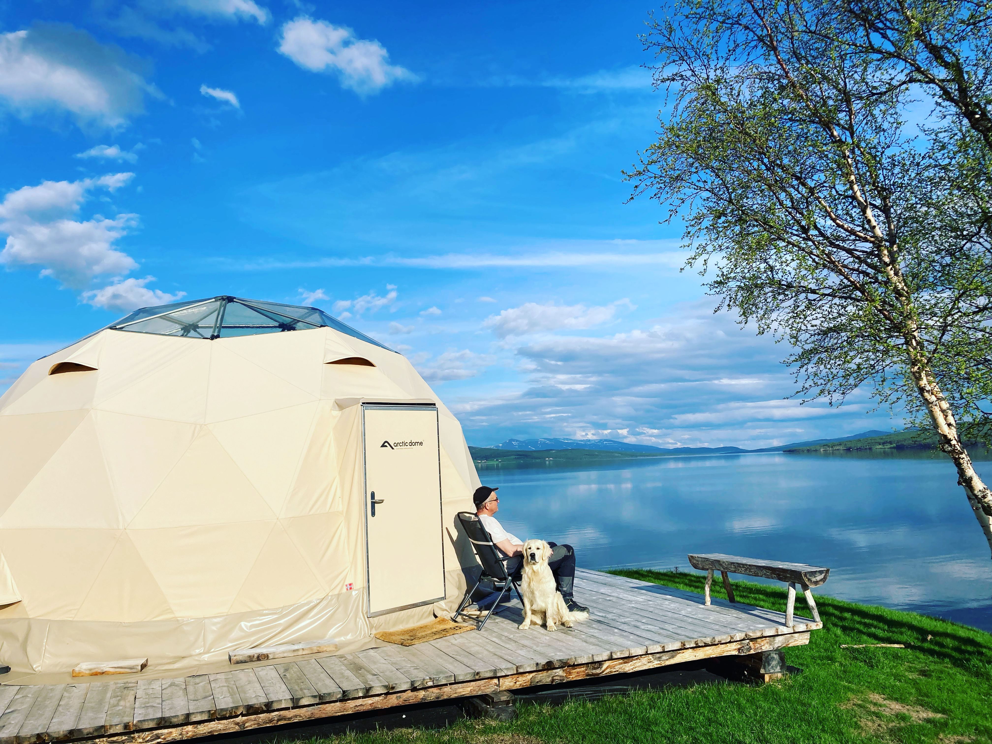 Arctic Dome and Hot Tub