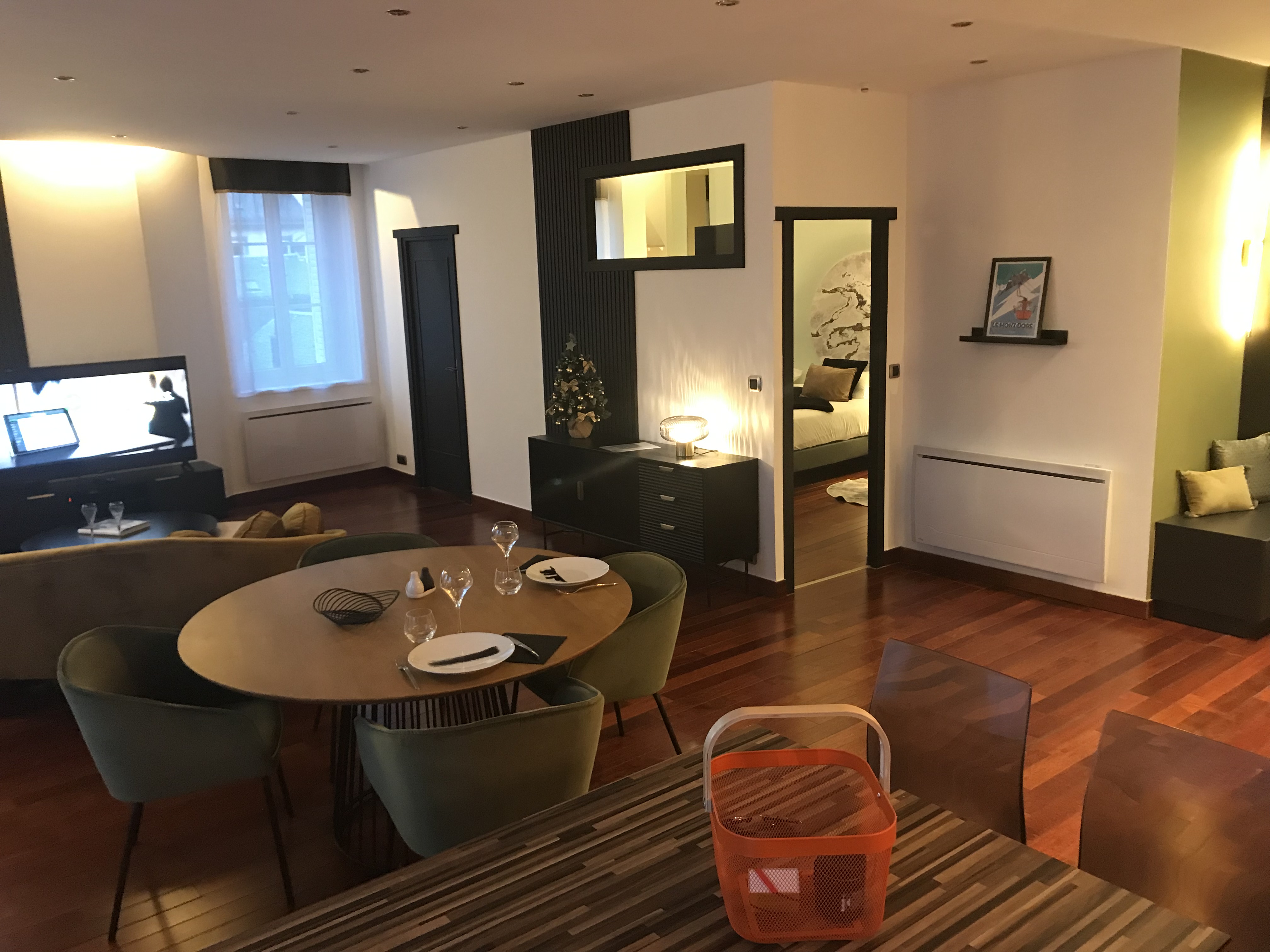 superb renovated apartment, mountain view