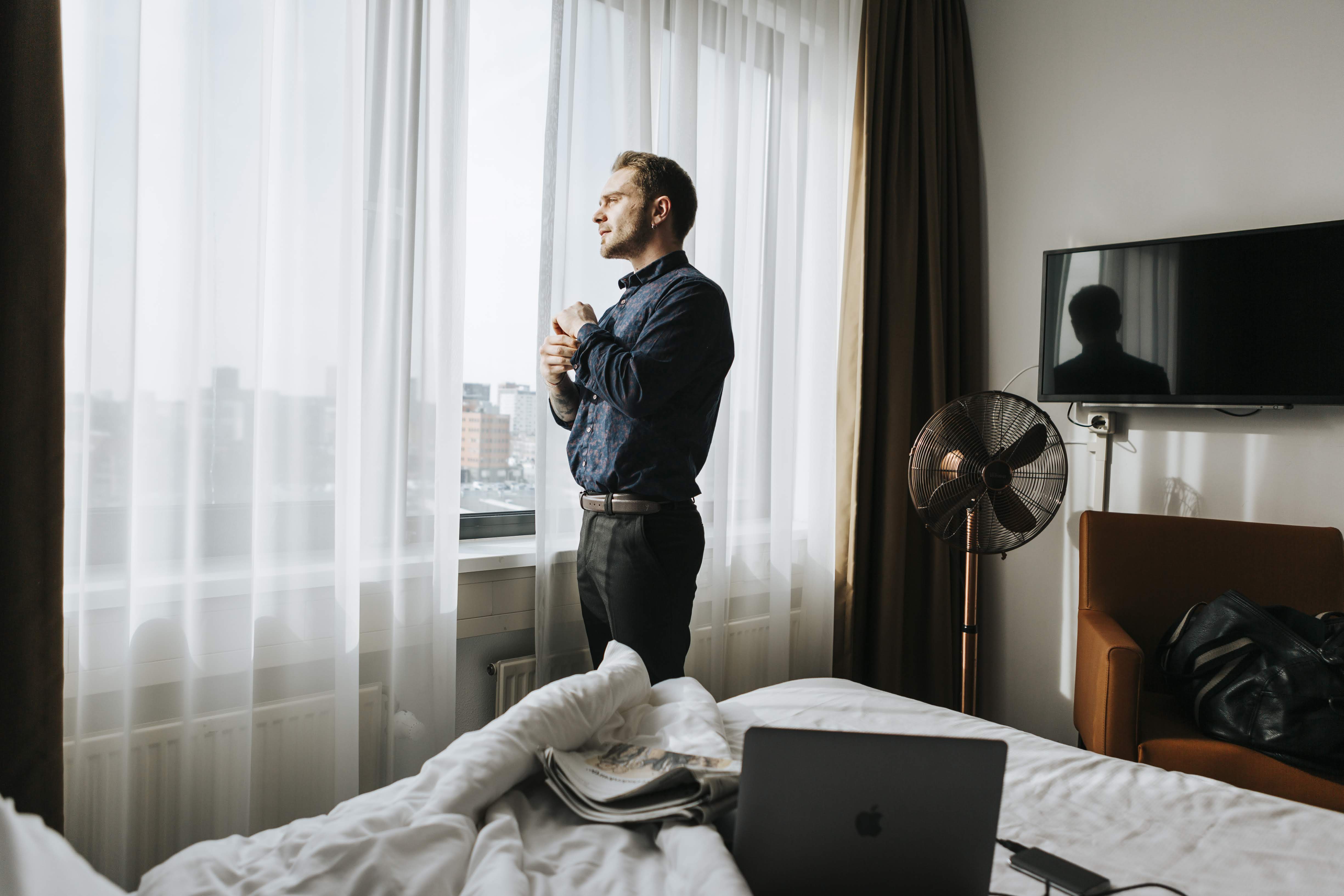 Corner Studio with City View   — The Hague stay
