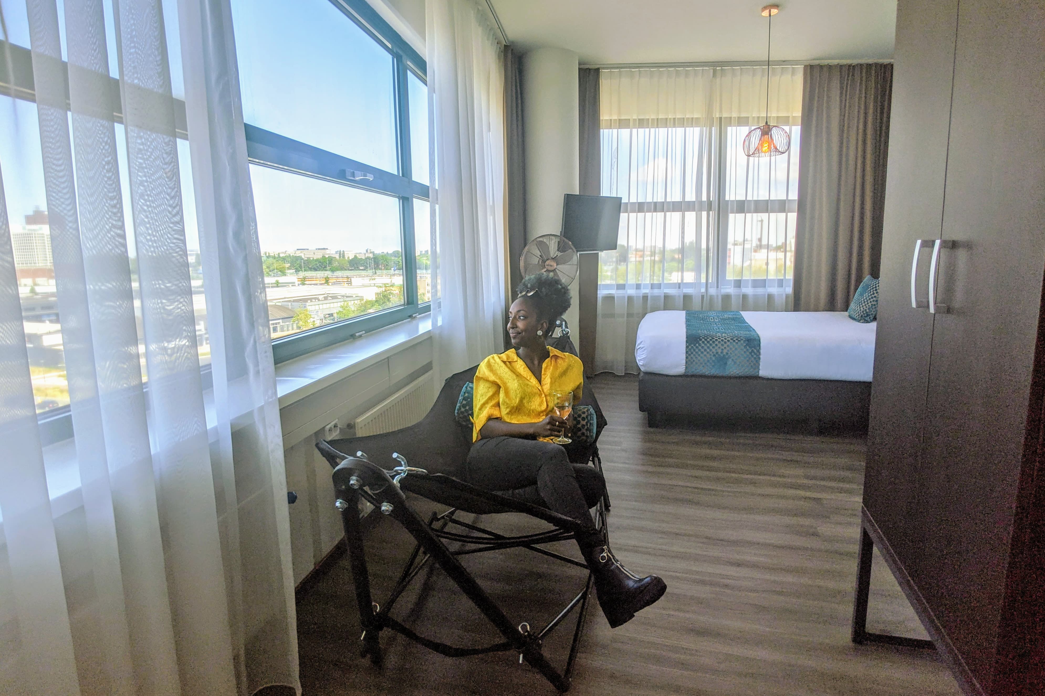 Panoramic Studio with City View — The Hague stay