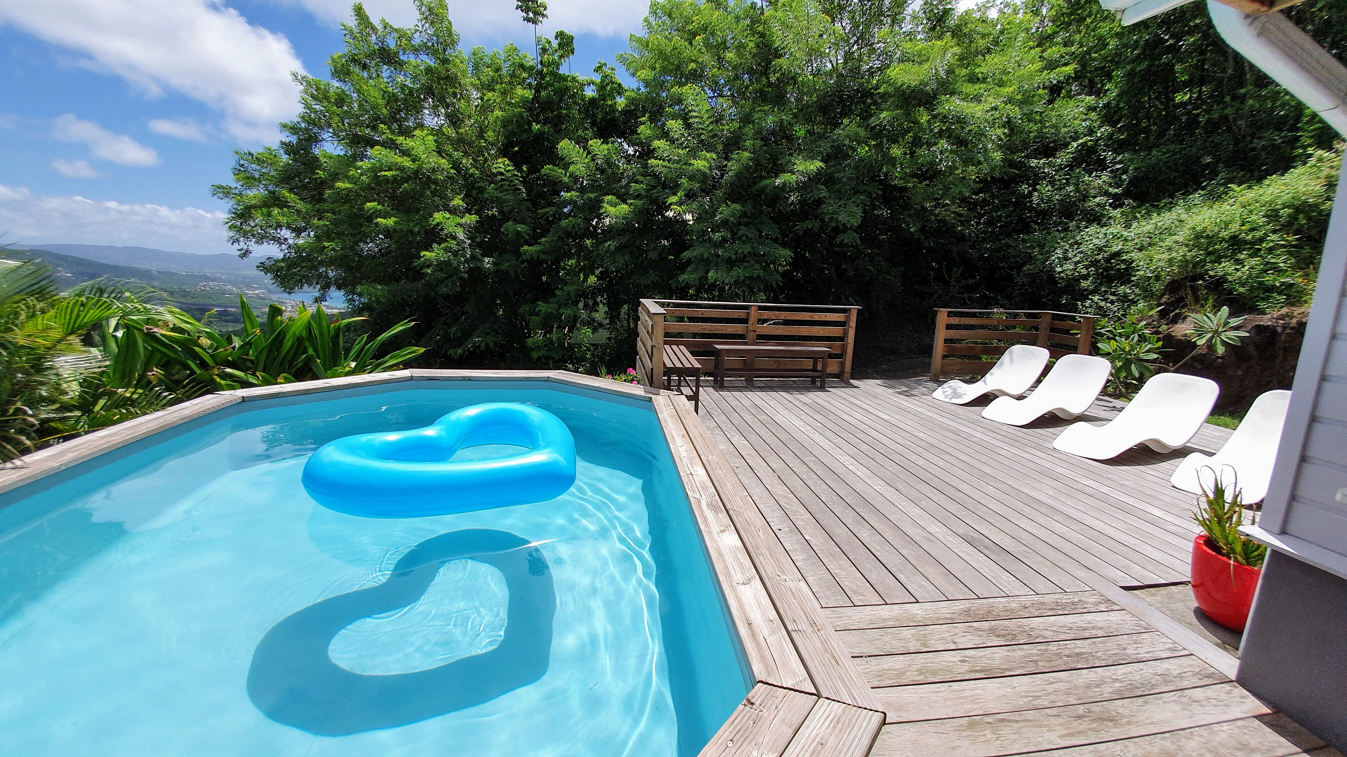 Villa Bwa Floté, between sea & mountains