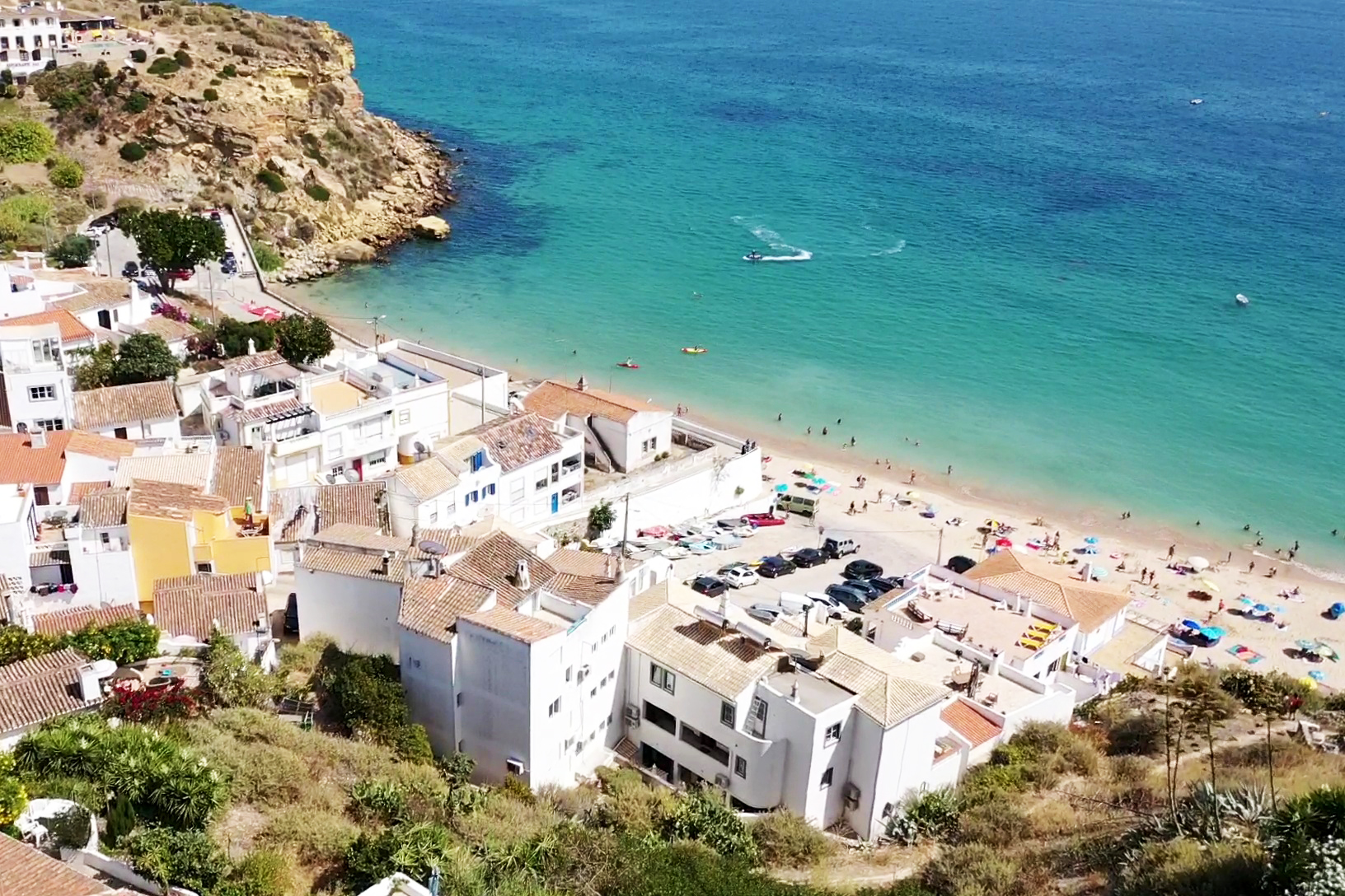 Cute apartment with seaview - 50m to Burgau beach