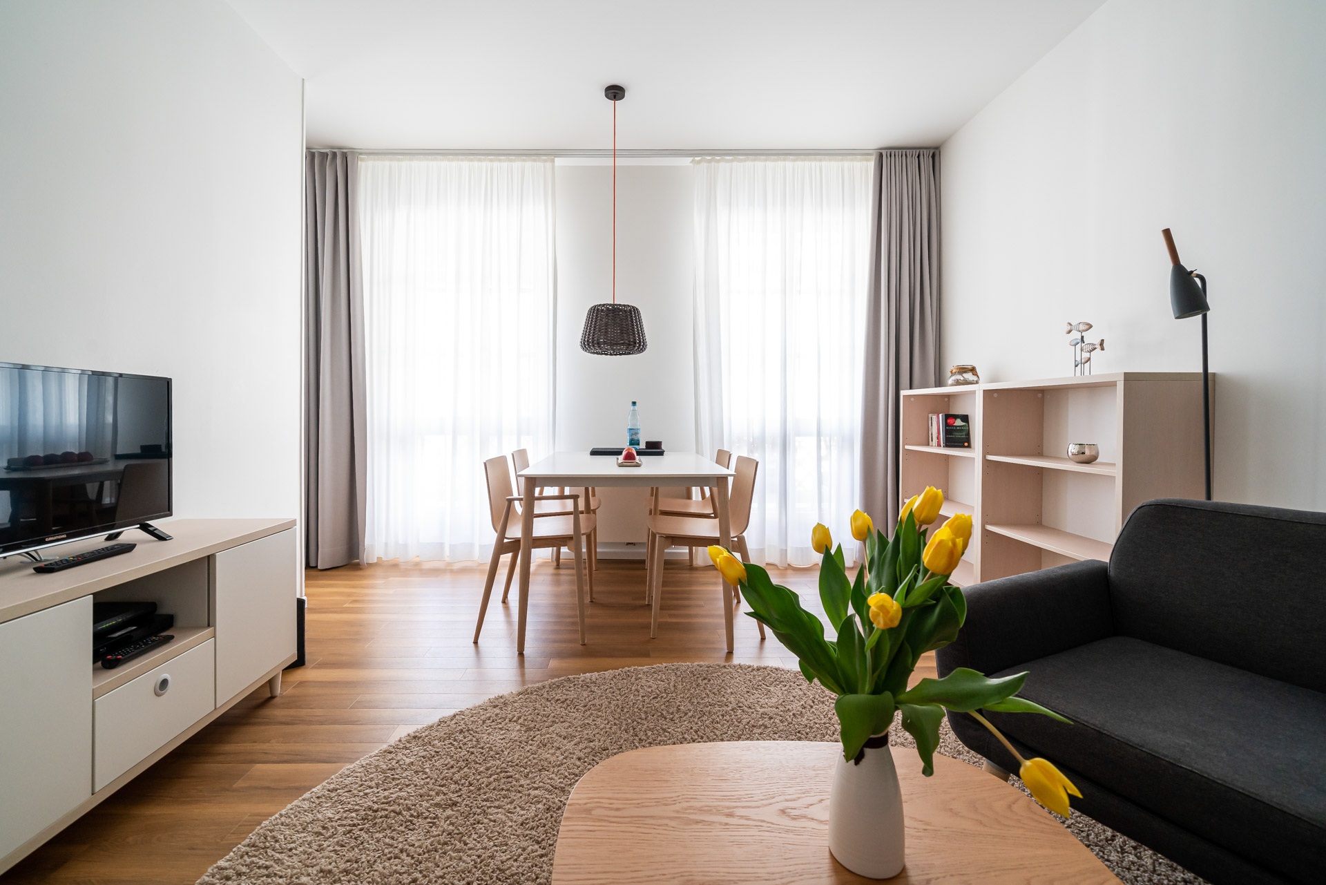 Duplex for 3 people with village view