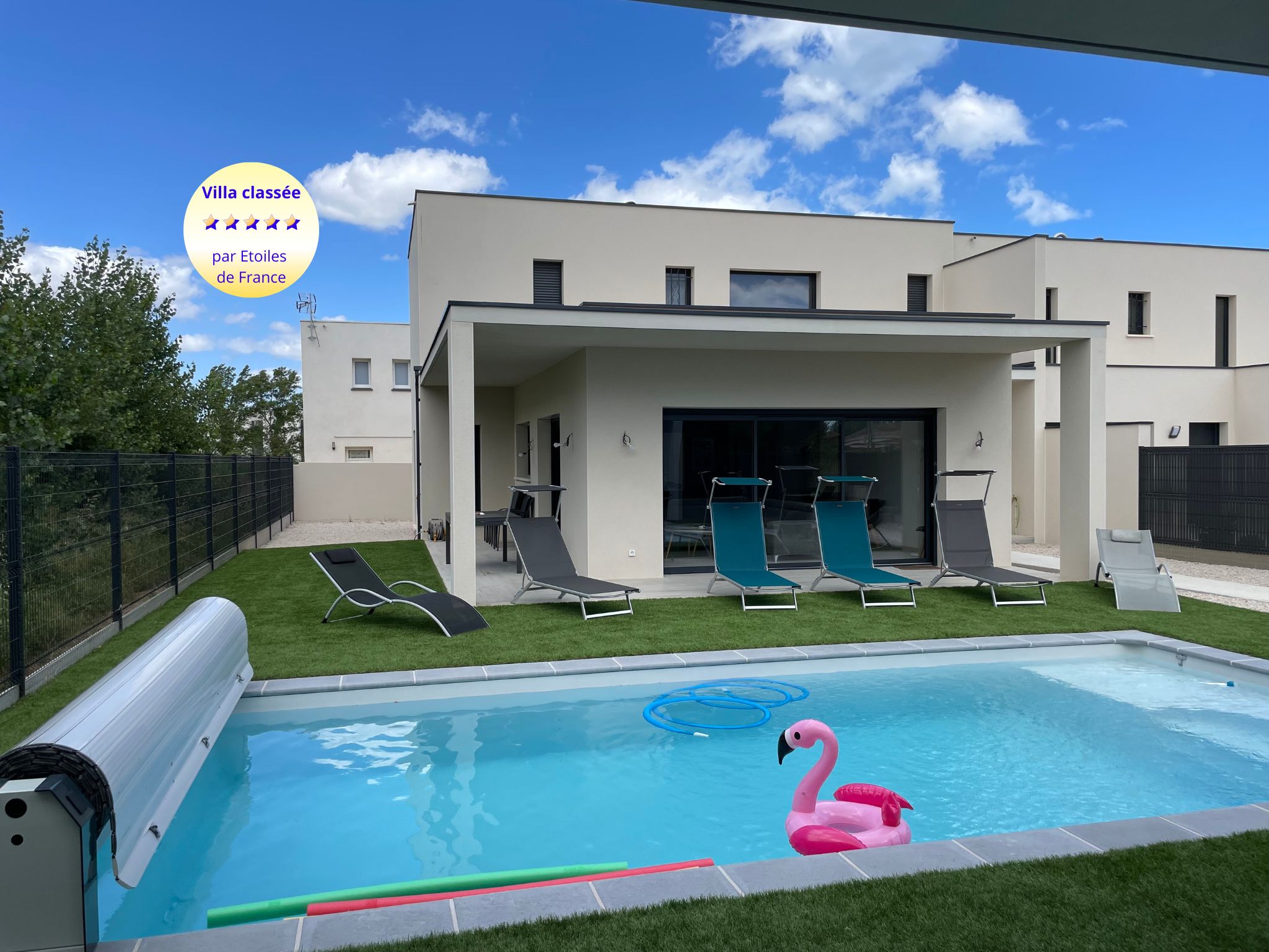 Villa Lucia 5*, swimming pool, 6 min walk from the beach