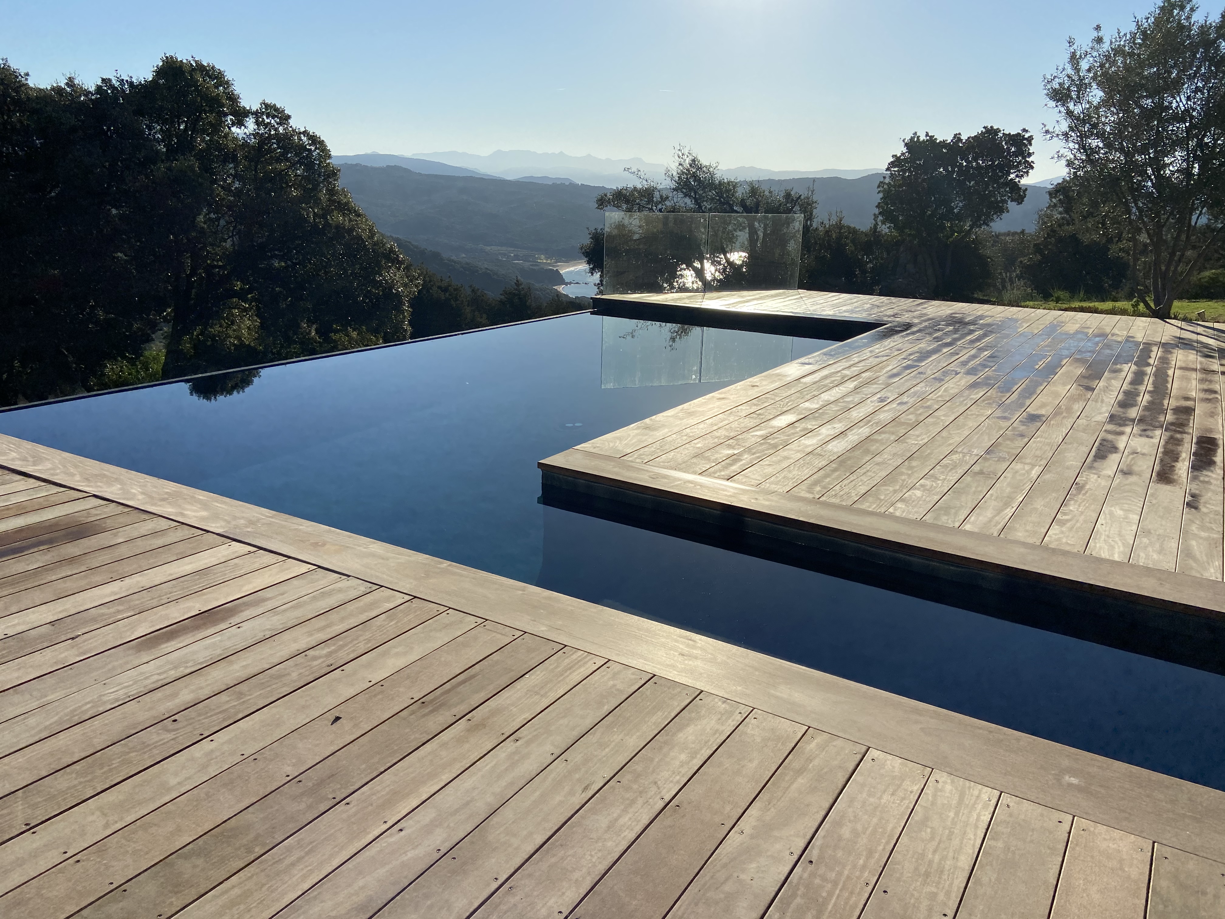 Beautiful villa with sea view pool and scrubland