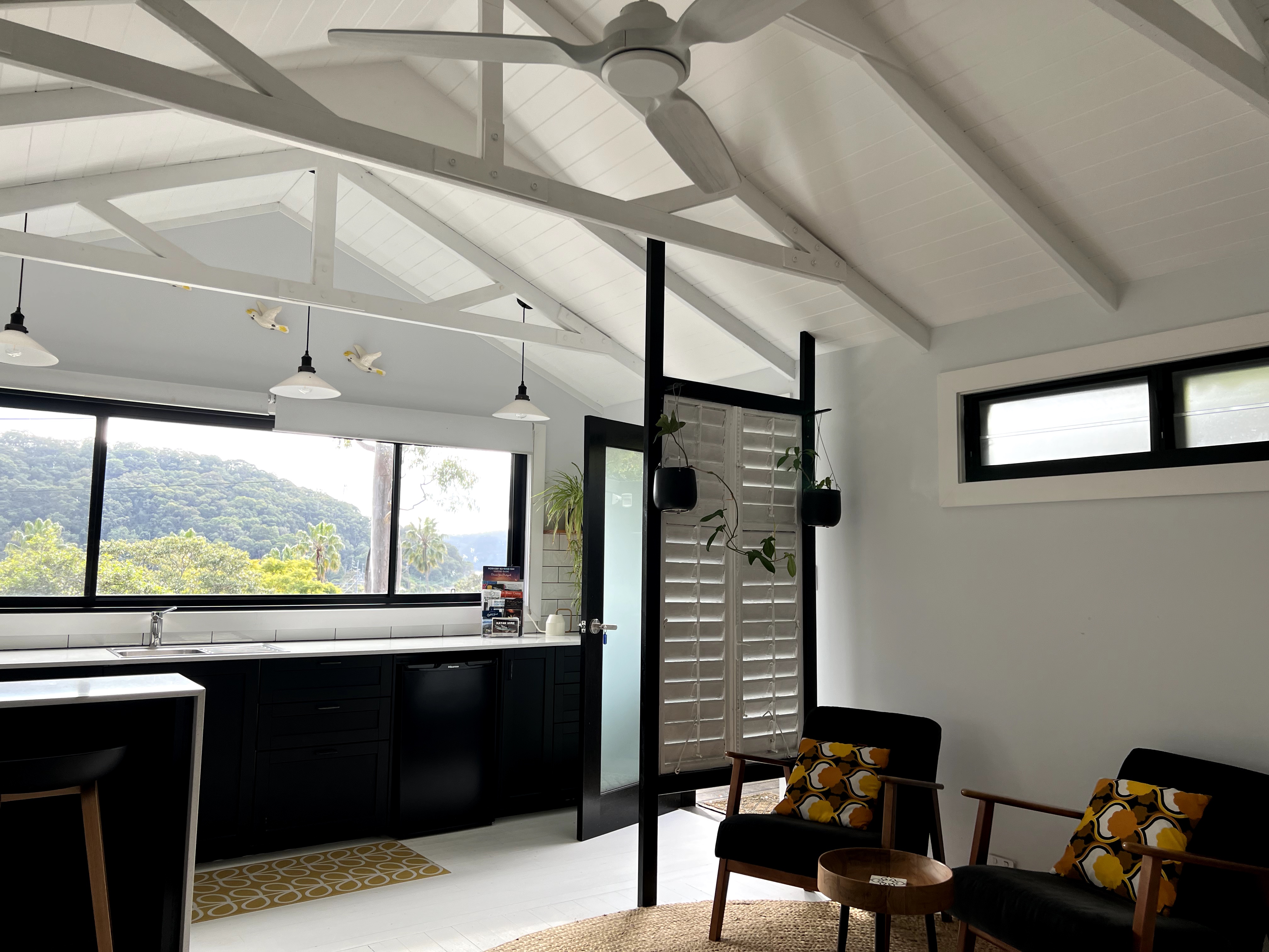 "The Nest," intimate studio hideaway for couples.