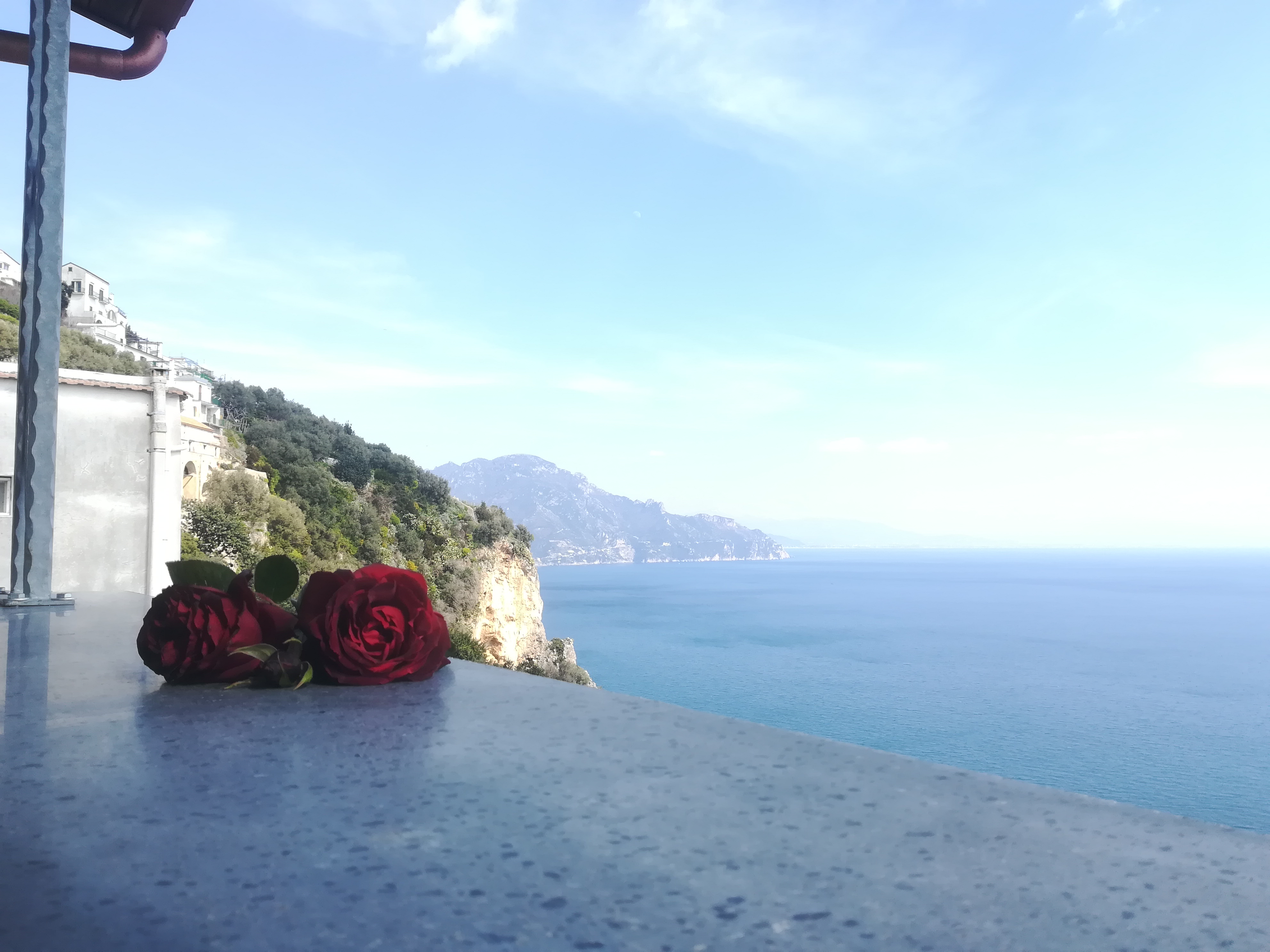 Giosi's boat: at full sails along the Amalfi Coast
