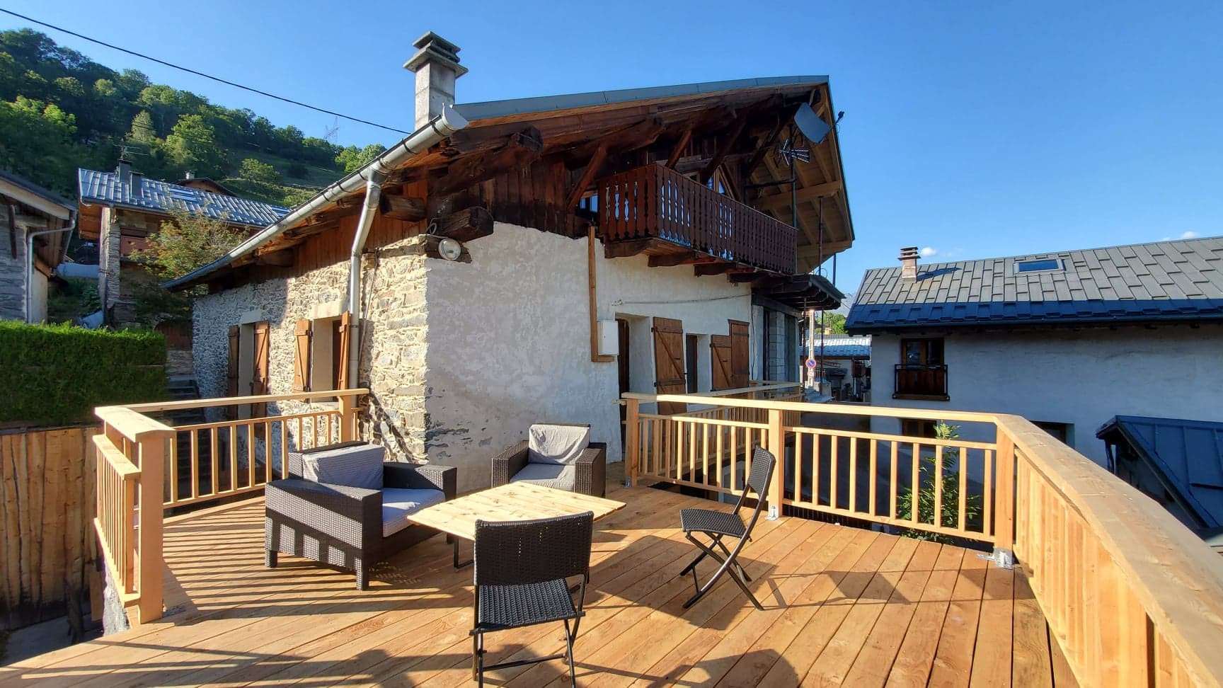 Mountain home facing Les Arcs