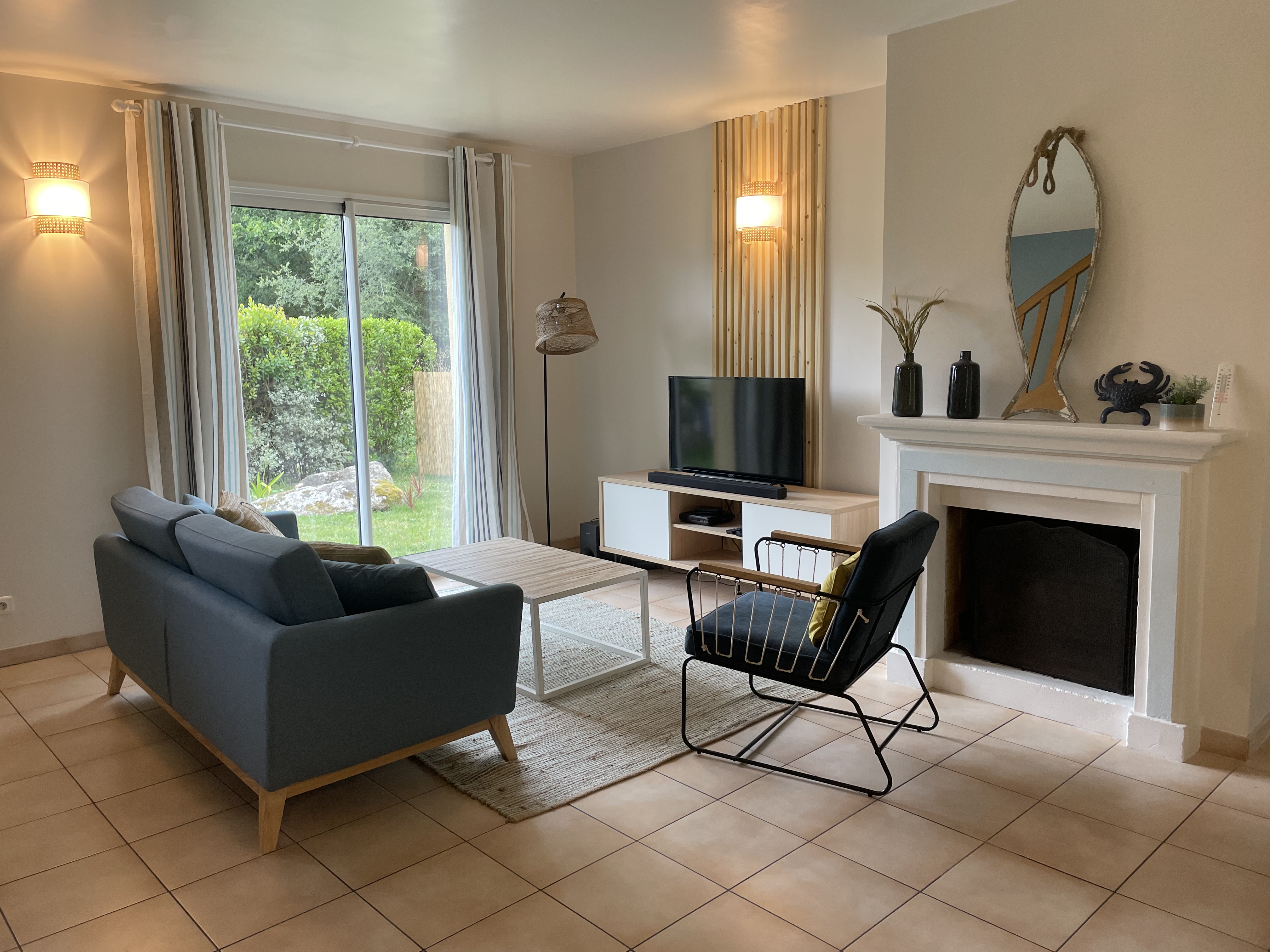 House classified 3* with garden, next to the beaches