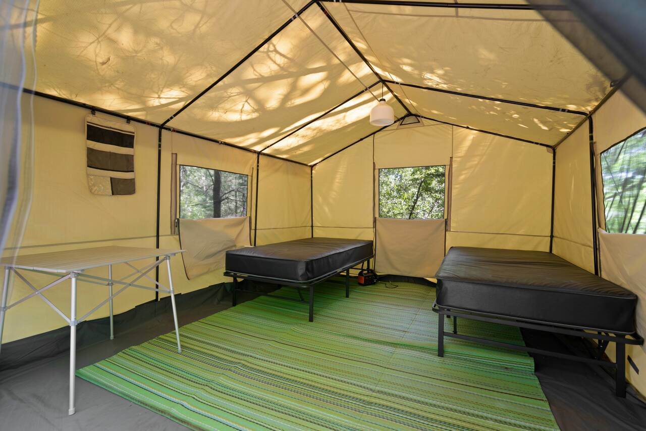 Cabin Tent 4 True North Basecamp Tents for Rent in Crosby