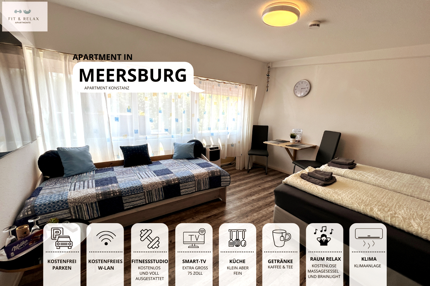★Fit Relax Apartment with Fitness Near Lake Constance★