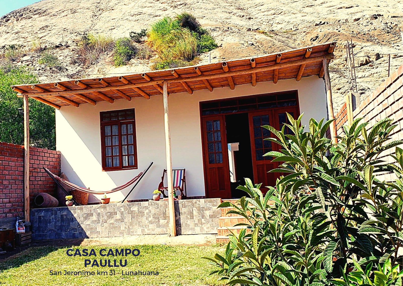 LUNAHUANA, CASA DE CAMPO PAULLU
