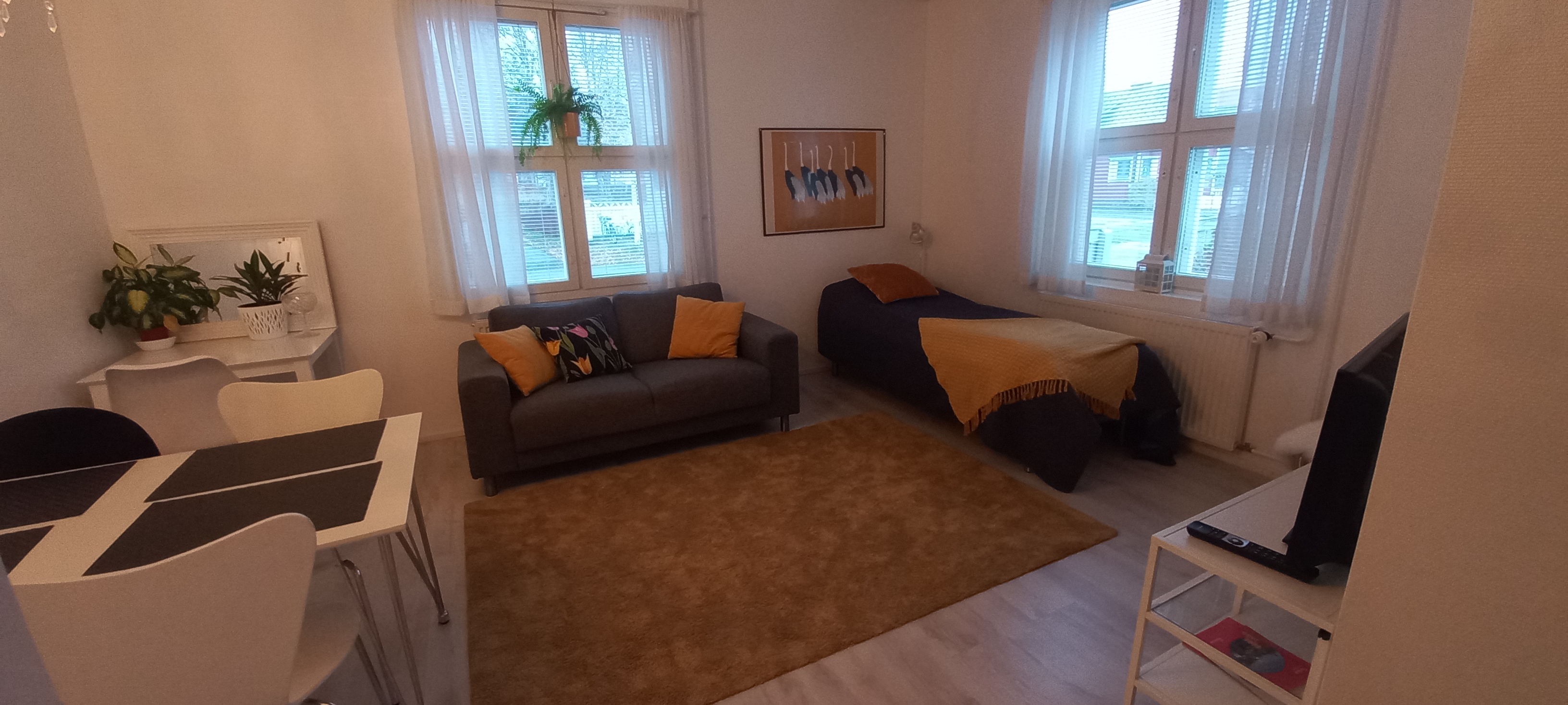 Good condition one-bedroom apartment with private sauna