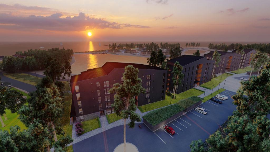 New flat next to golf greens