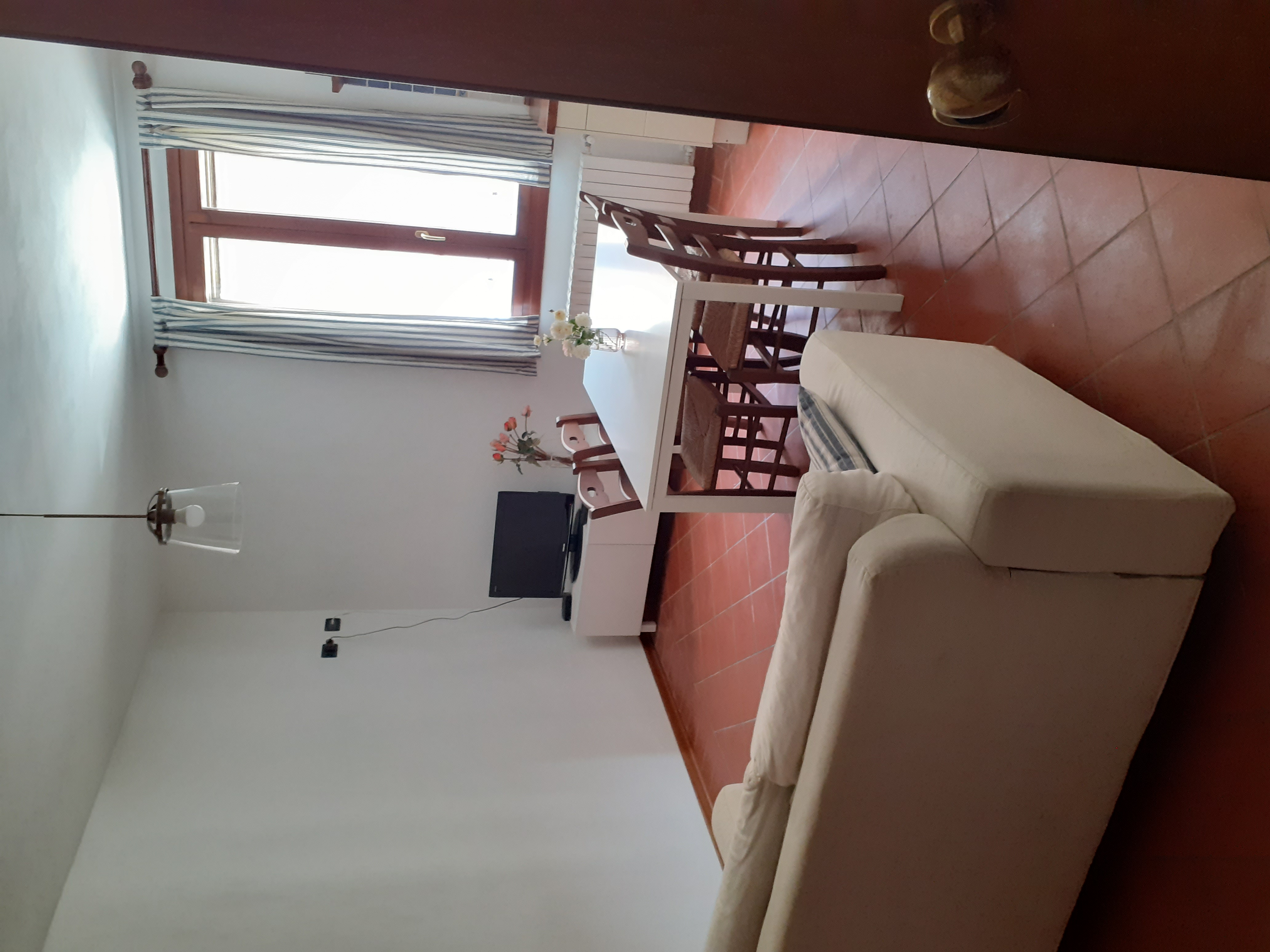 Two-room apartment with three beds and sofa bed.