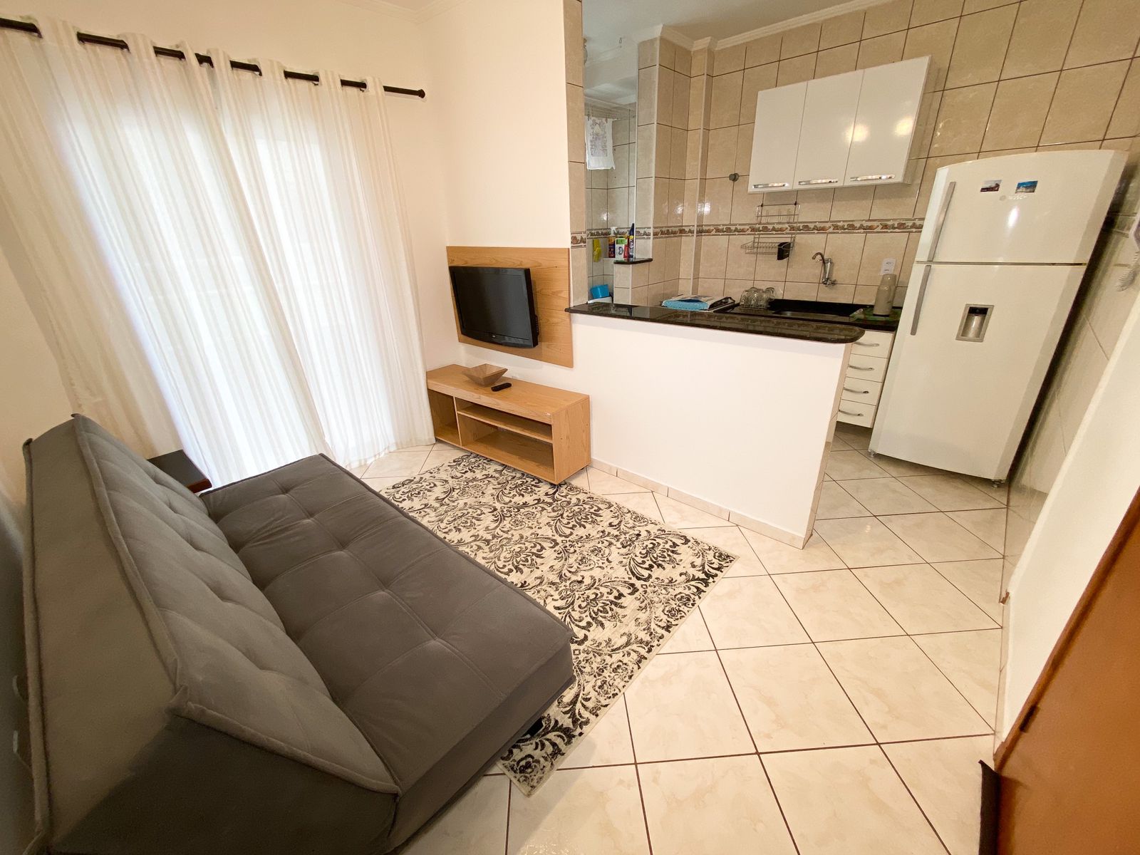 Apartment 1 dorm. for season in Praia Grande