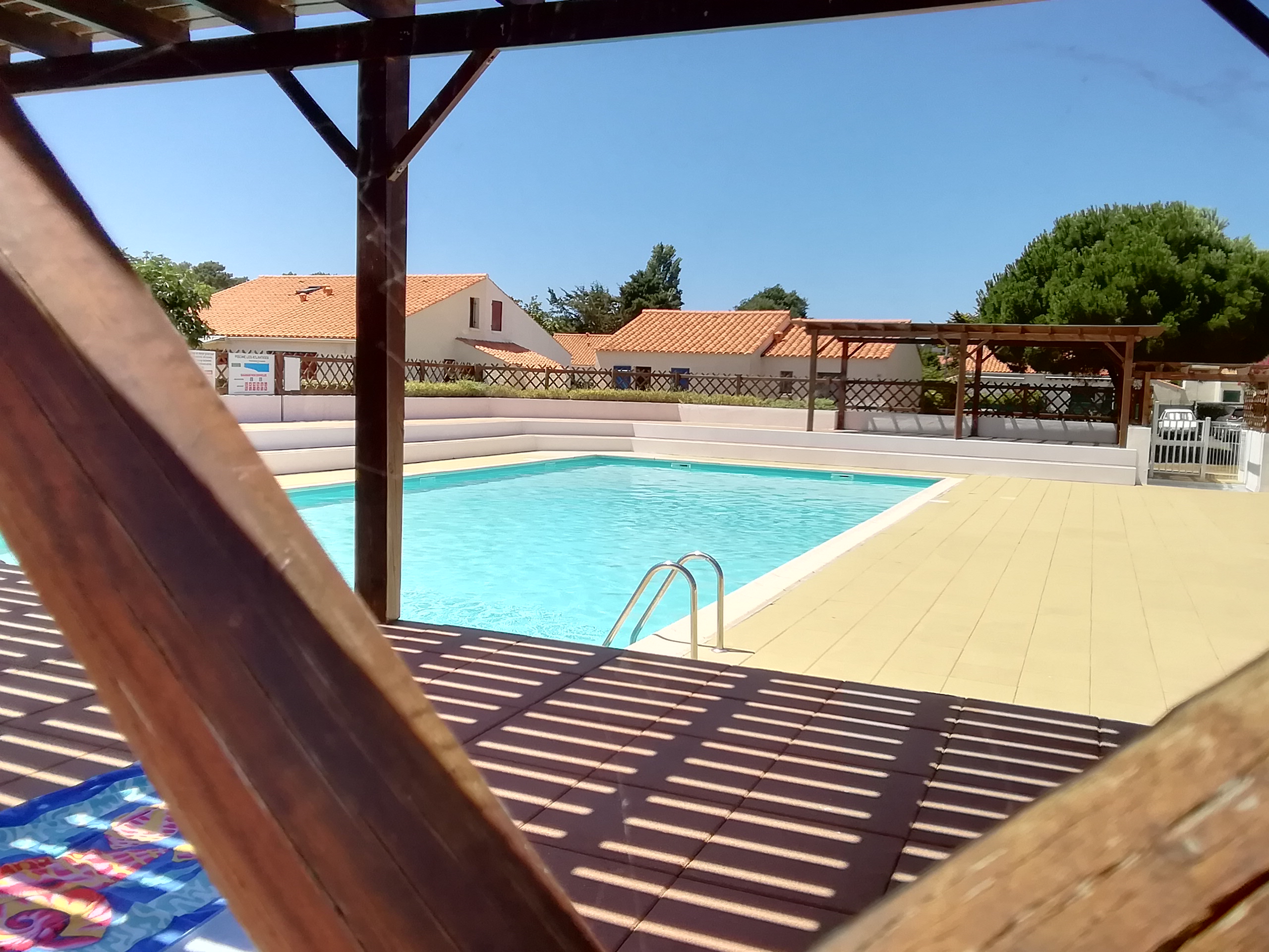 Condominium with a pool