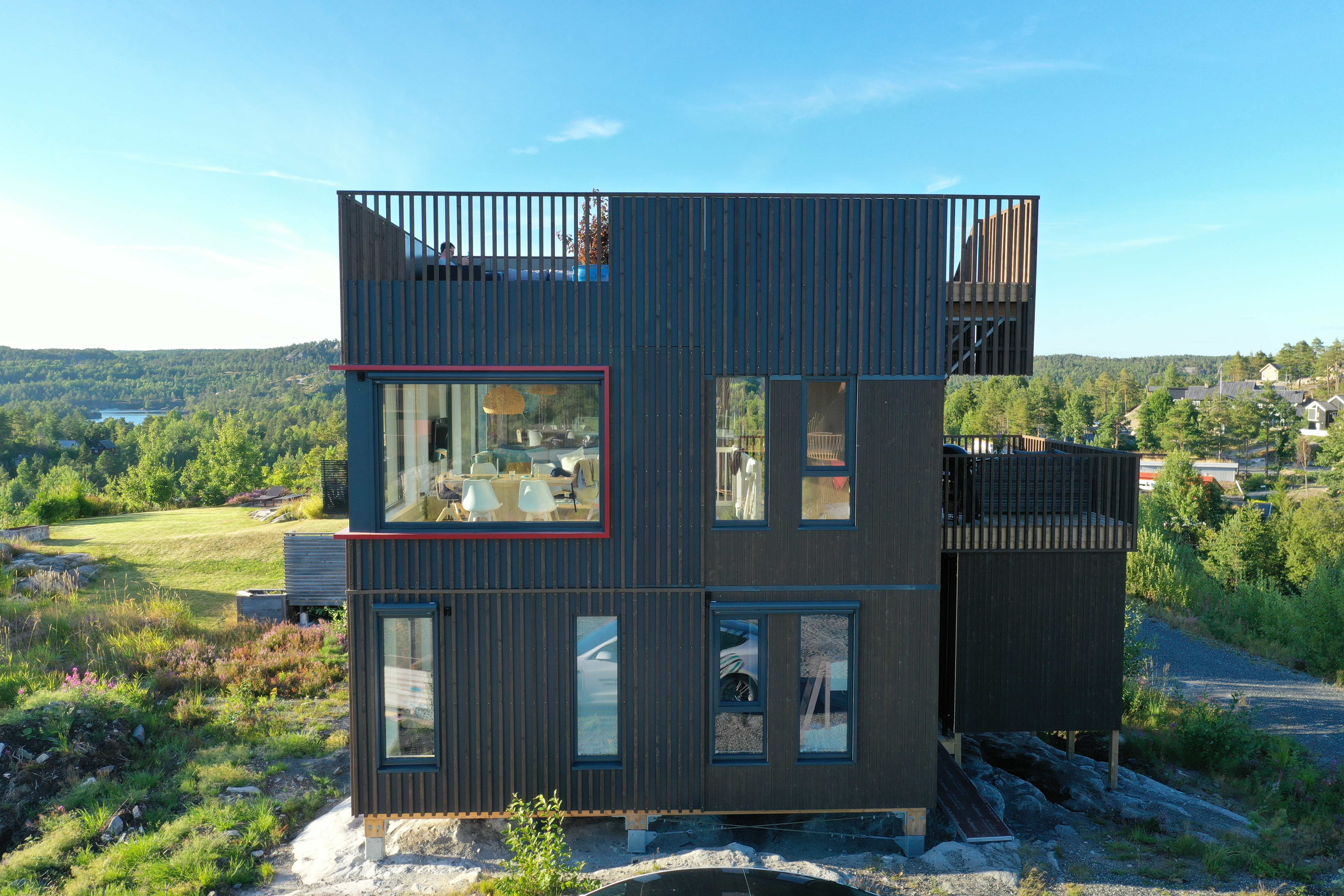 Great cabin with amazing view in Søndeled