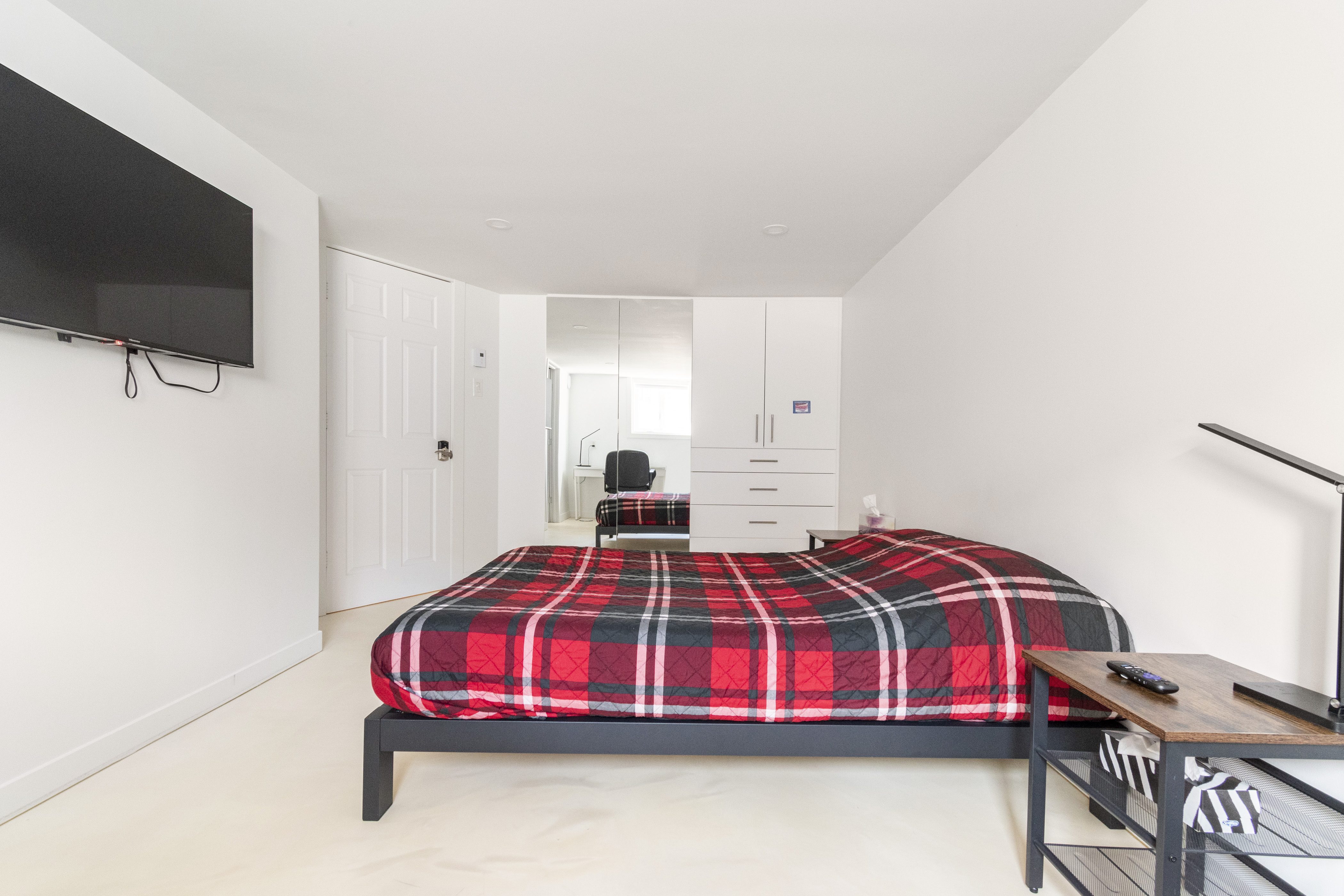 Wonderful, bedroom with private bathroom.