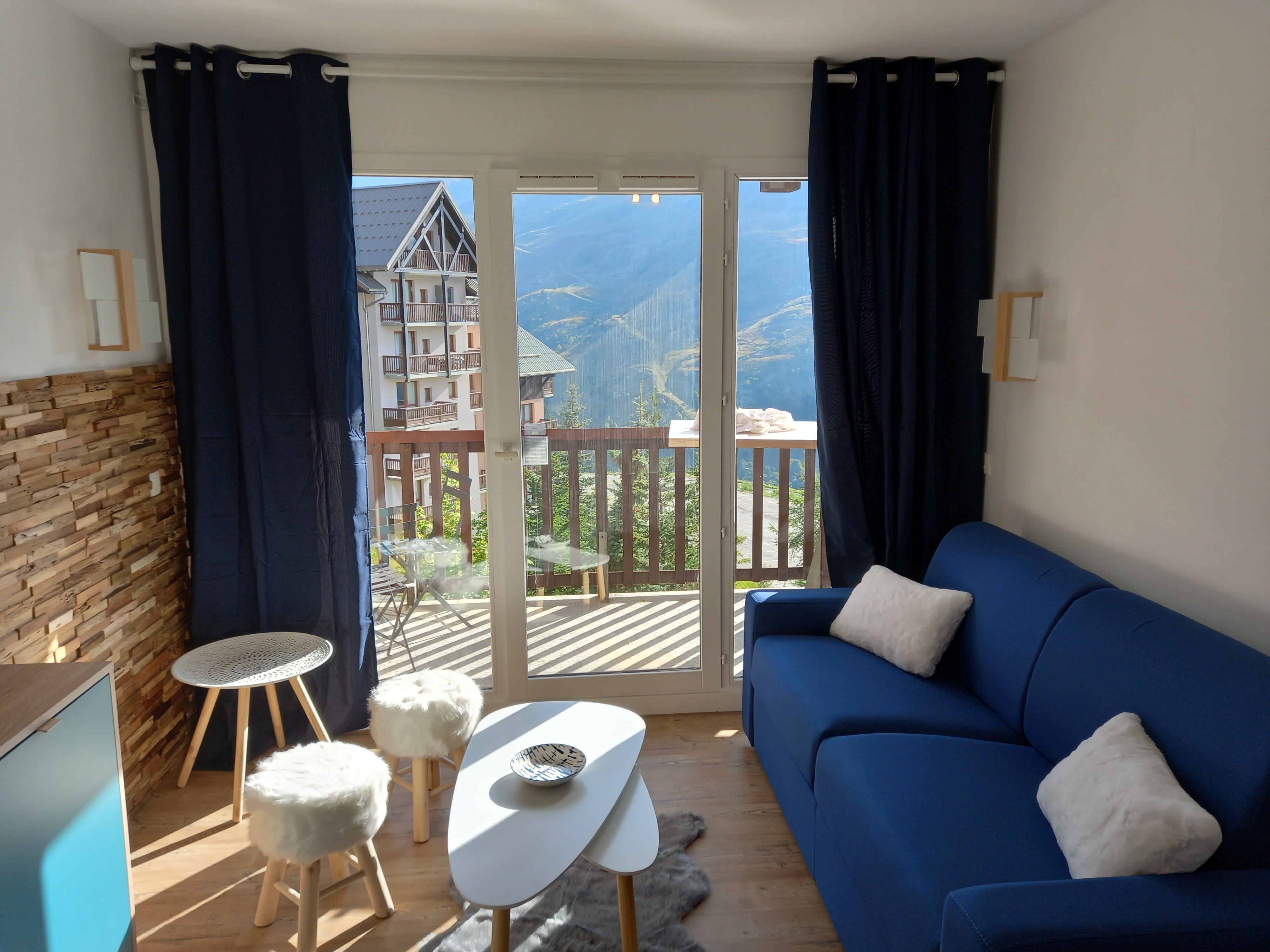 4 person apartment Valmeinier 1800 Pool