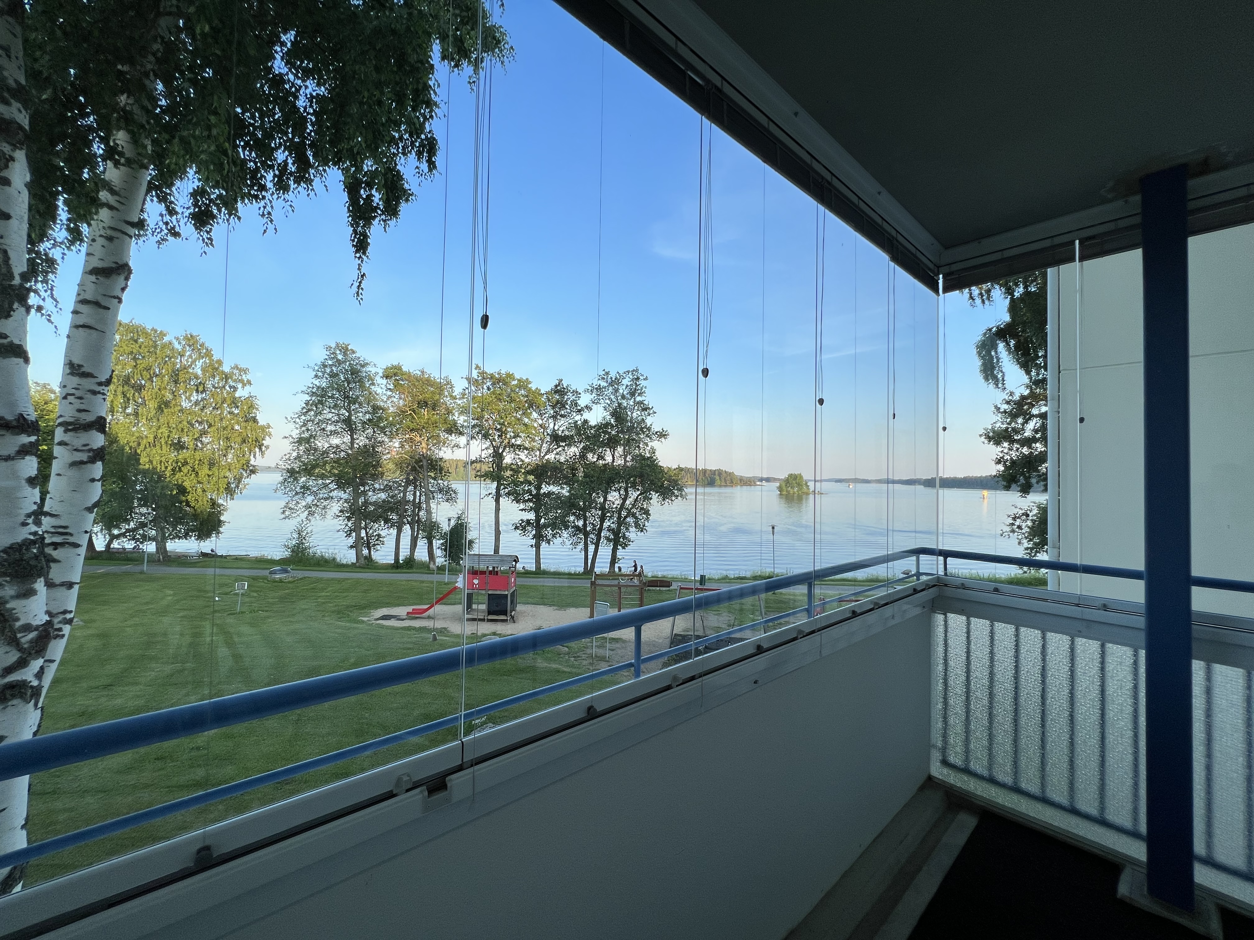 Tidy furnished studio with lake views in Savonlinna