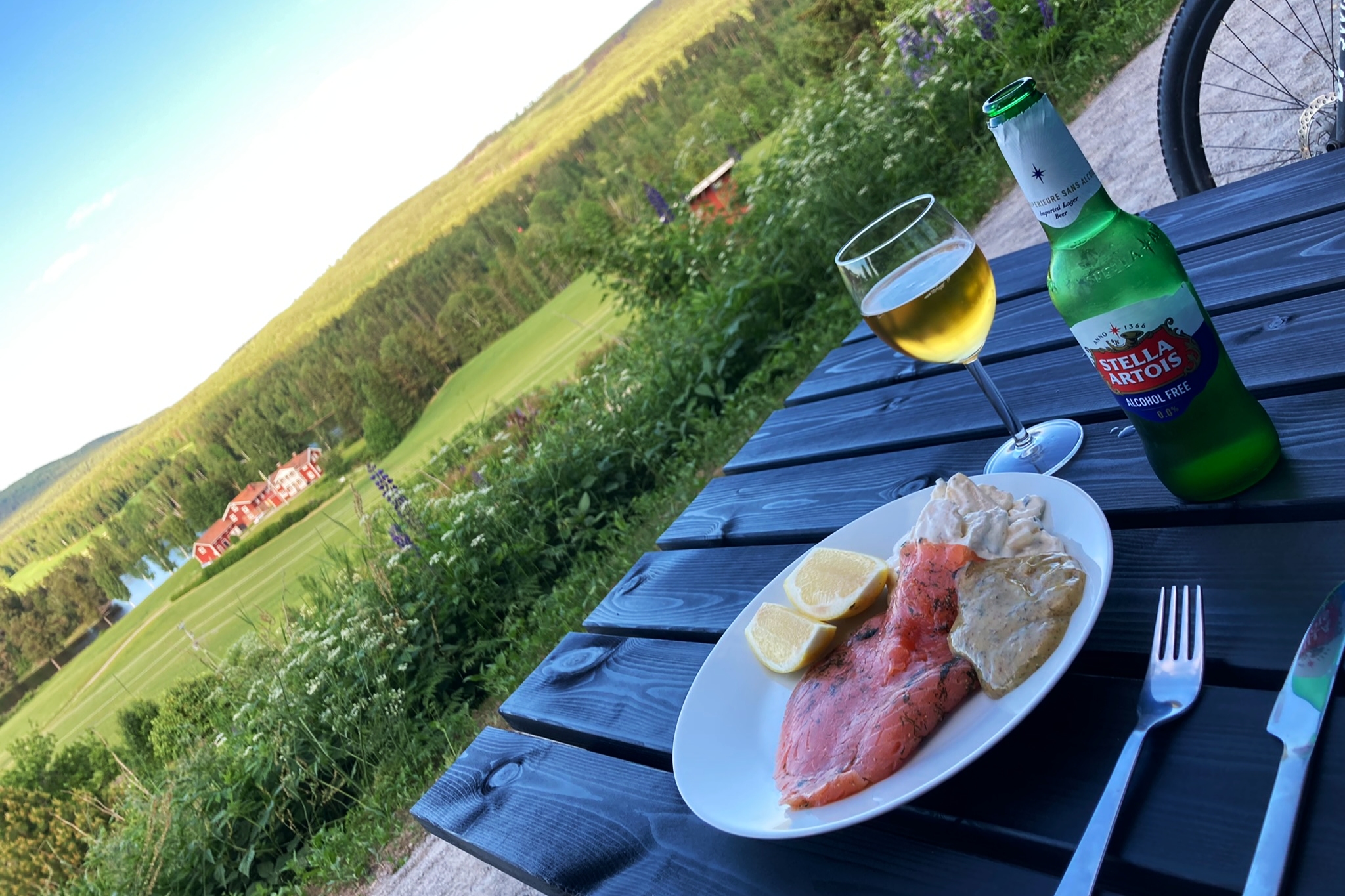 Lovely views close to skiing, biking,  and golf.