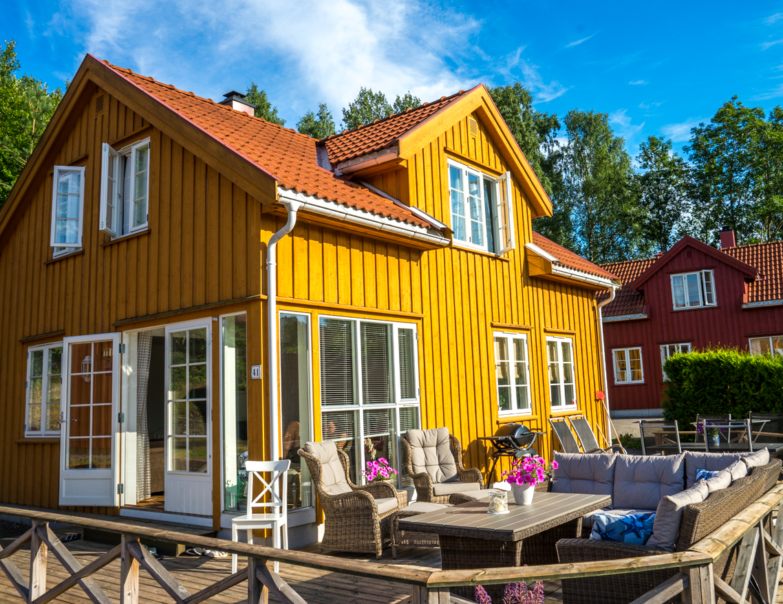 Cabin 41 Risør. Sea view, large terrace, lots of sun