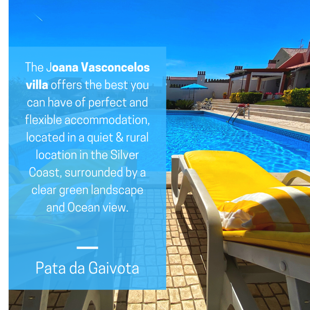 Villa House Joana Vasconcelos,  Pool &BQC